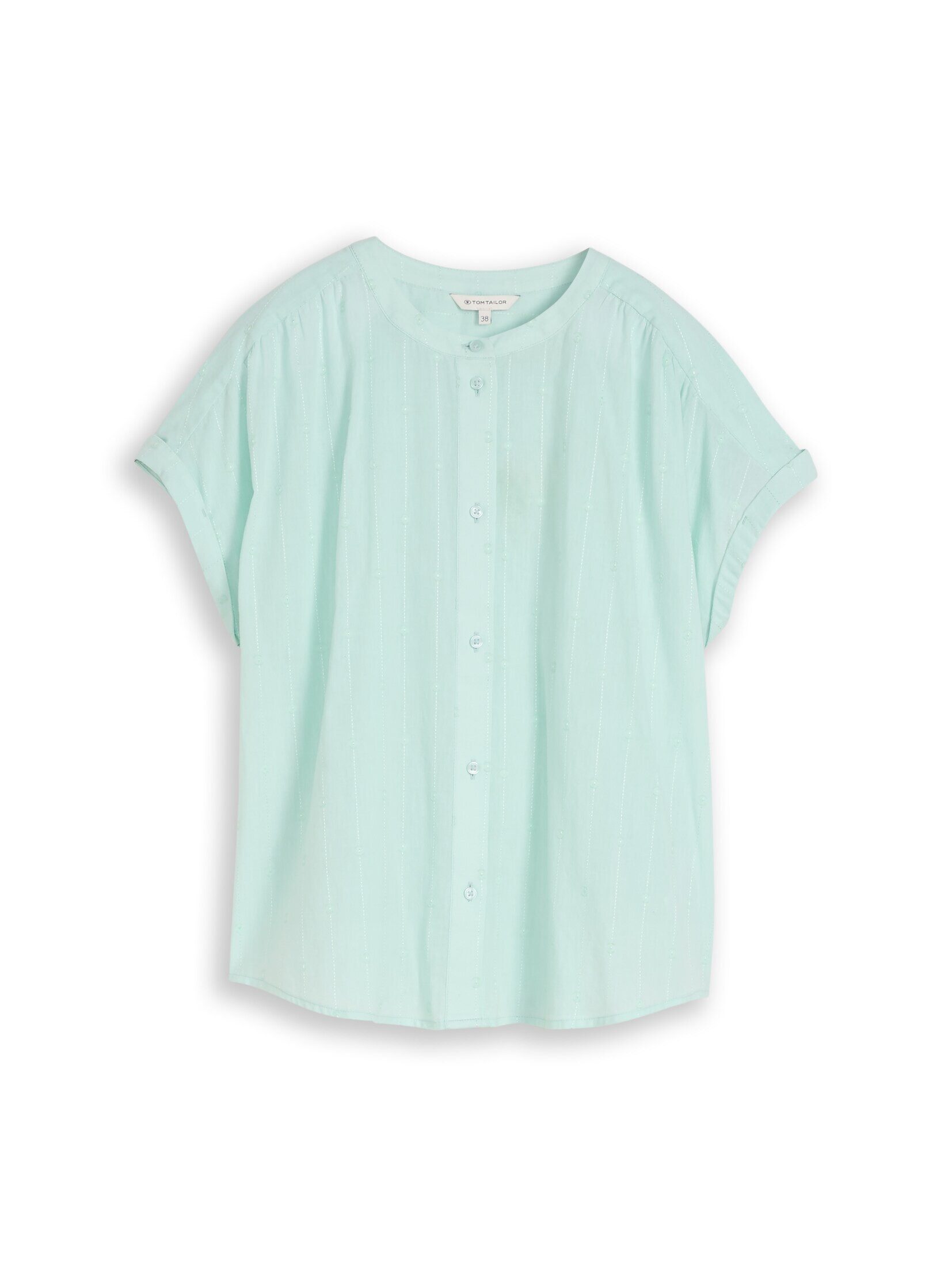TOM TAILOR Kurzarmbluse Blusen & Shirts Loose Fit Bluse