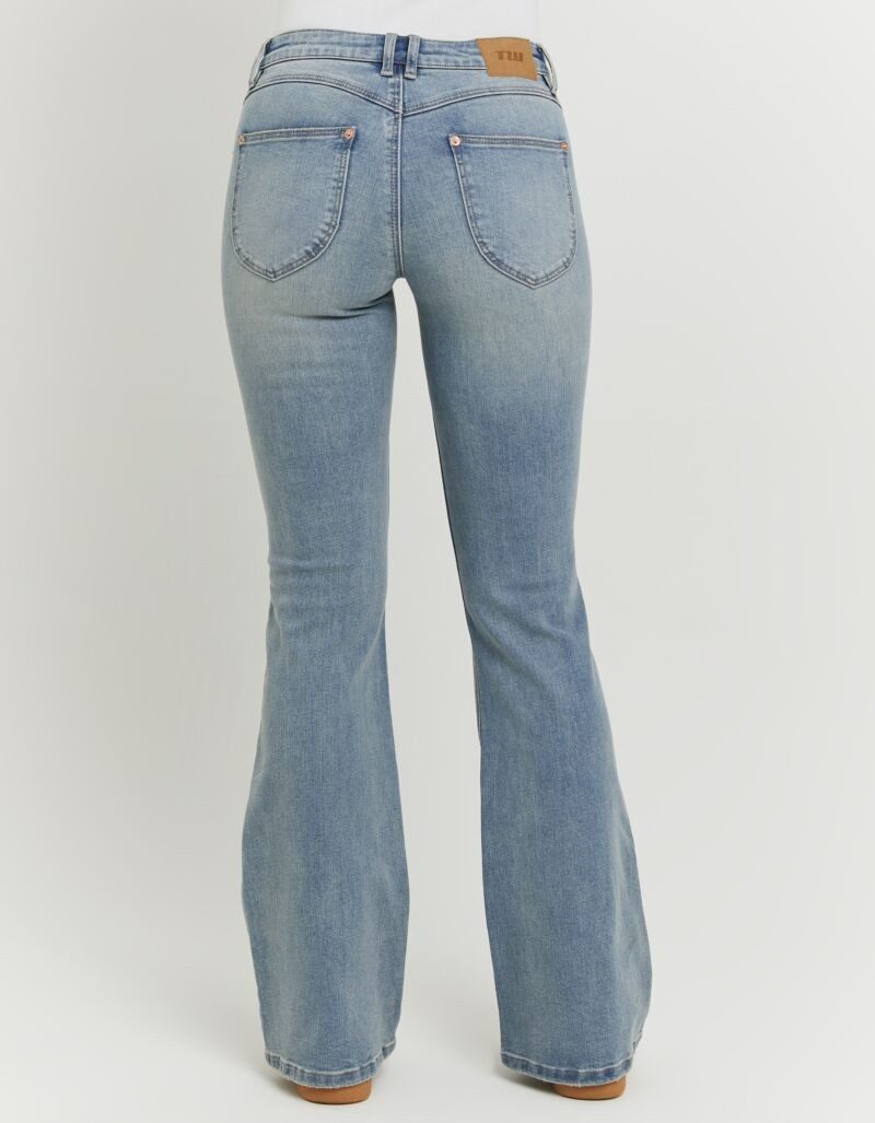 Tally Weijl Bootcut-Jeans SPADESASSY2 Baumwollmischung, Low Waist