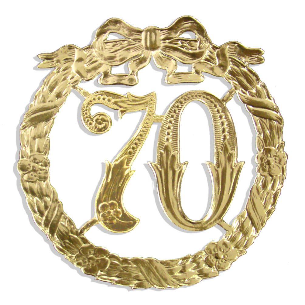 Kunze Deko-Buchstaben Jubiläumszahl 13 cm [Ziffer 10-100]