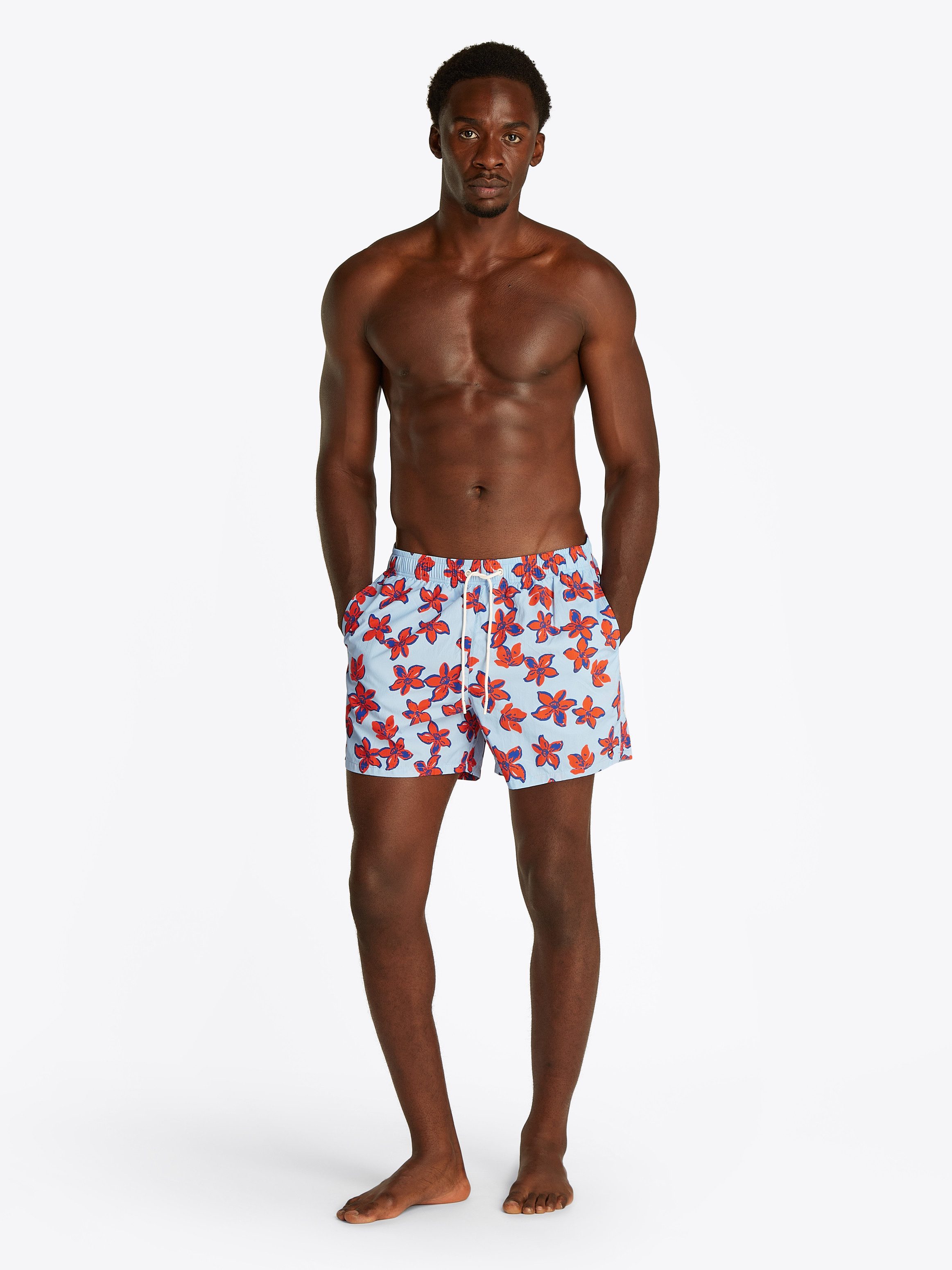 Tommy Hilfiger Swimwear Badeshorts MEDIUM DRAWSTRING PRINT mit Muster