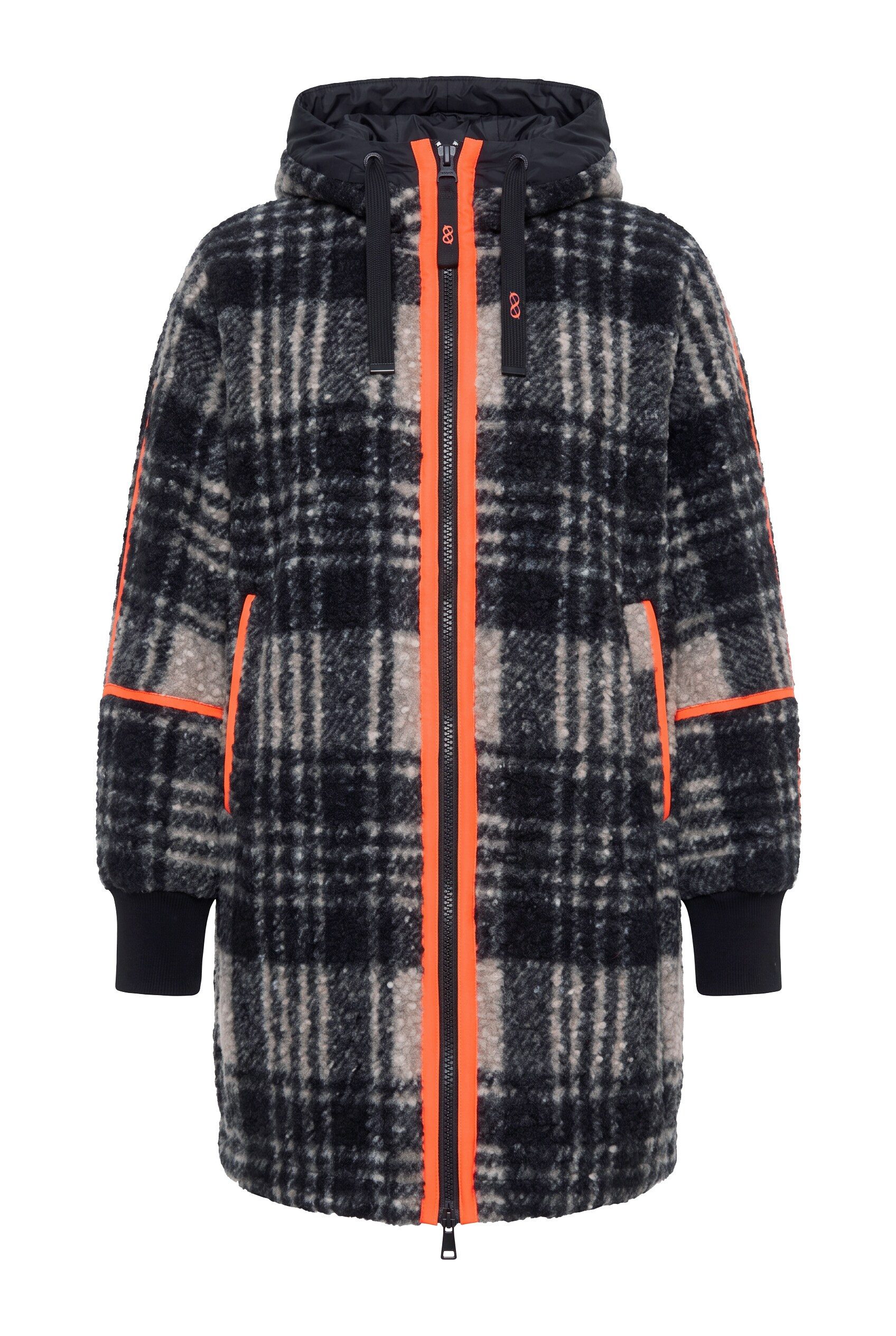 Laurasøn Wolljacke Teddyjacke Oversize Kapuze – Bild 2 von 4