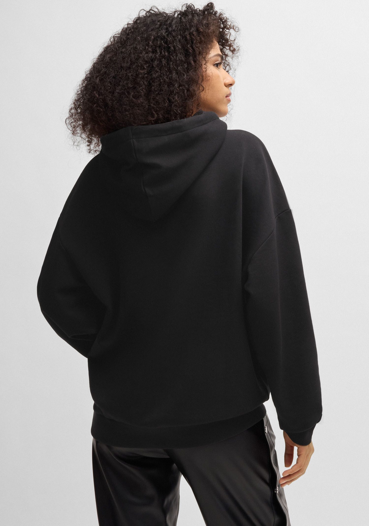 HUGO Blue Kapuzensweatshirt Nalves mit großem Logo-Druck, Unisex günstig online kaufen