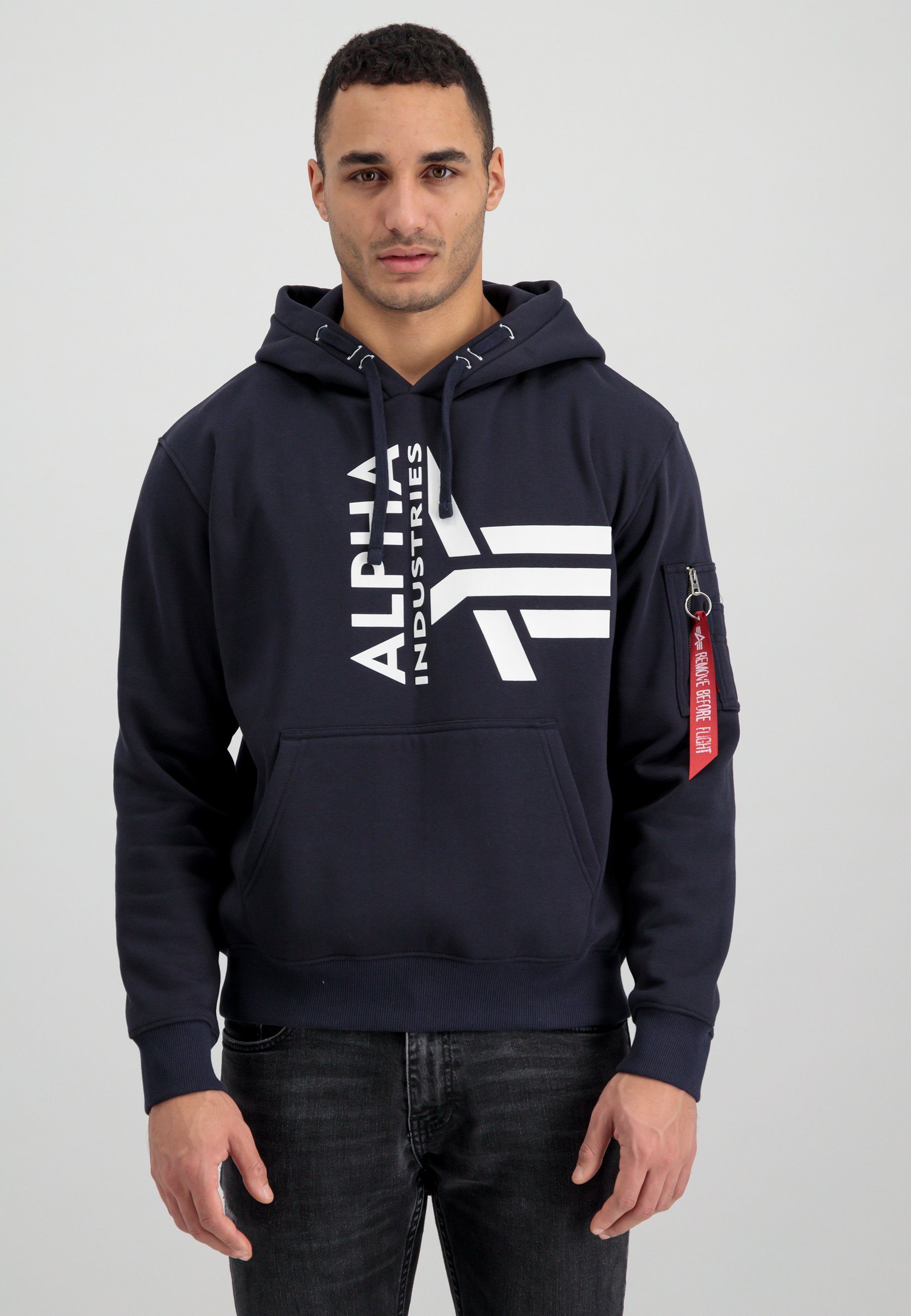 Alpha - Hoodie Hoody Men Foam Hoodies Half Industries rep.blue Logo Industries Alpha