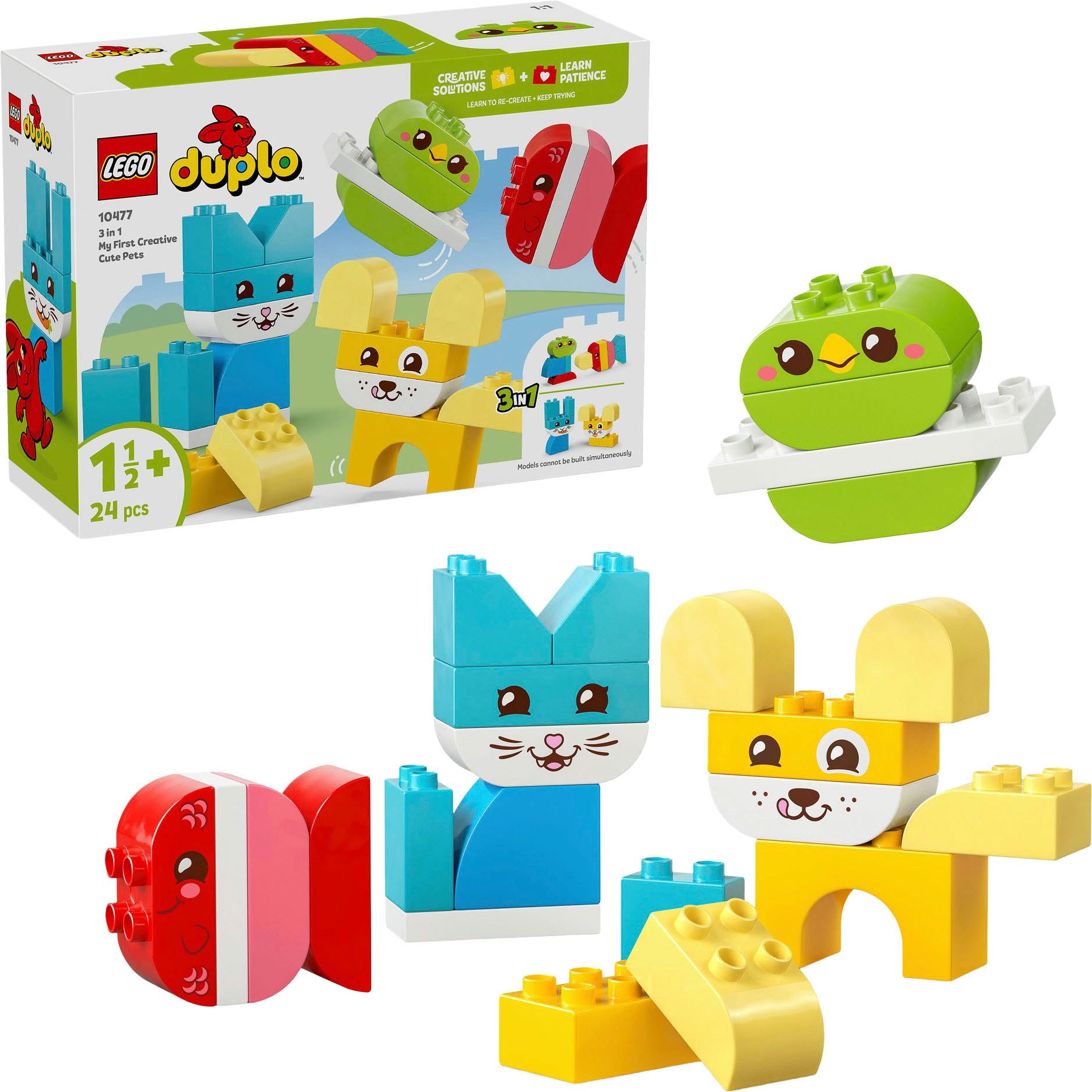 LEGO® 3-in-1 Kreative Tiere (10477), LEGO DUPLO My First Konstruktionsspiel günstig online kaufen