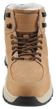 Dockers by Gerli Winterstiefel High Top Sneaker, Schnürboots mit weich gepolstertem Schaftrand