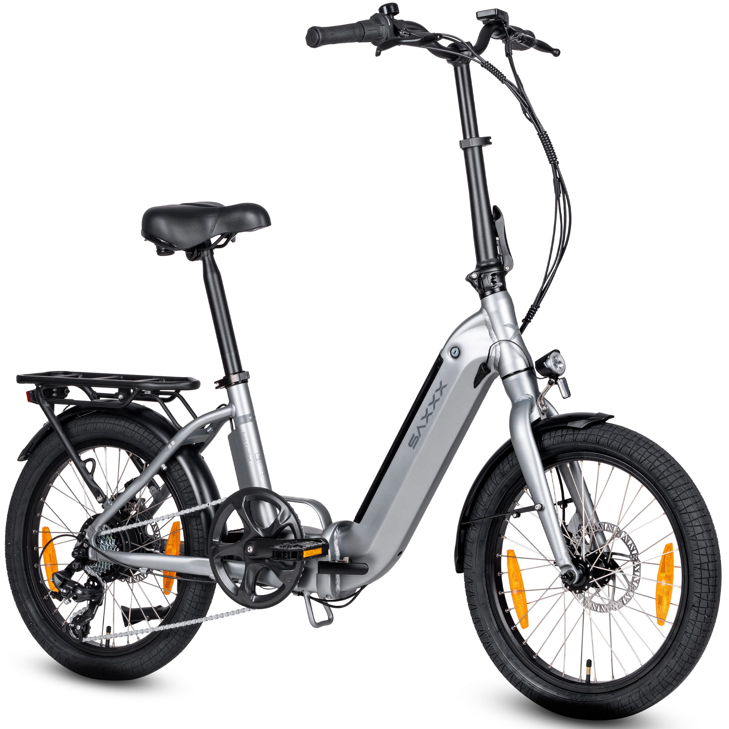 E-Bike Klapprad 20 x 2,3 Zoll, 410Wh, max.100 km, 24 kg - für Damen & Herren