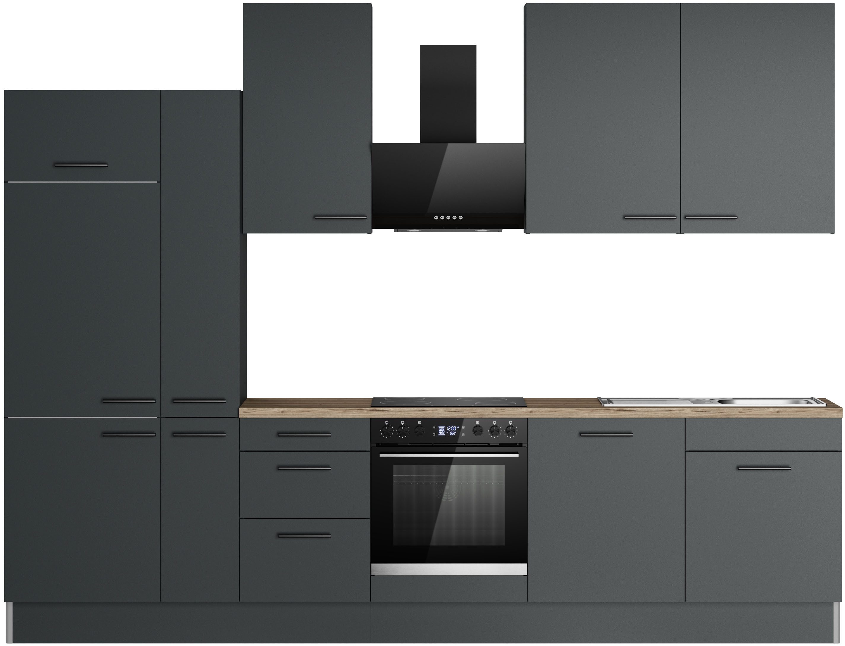 OPTIFIT Küchenzeile Fiona, Breite 320 cm, mit Hanseatic-E-Geräten,in Premiu günstig online kaufen