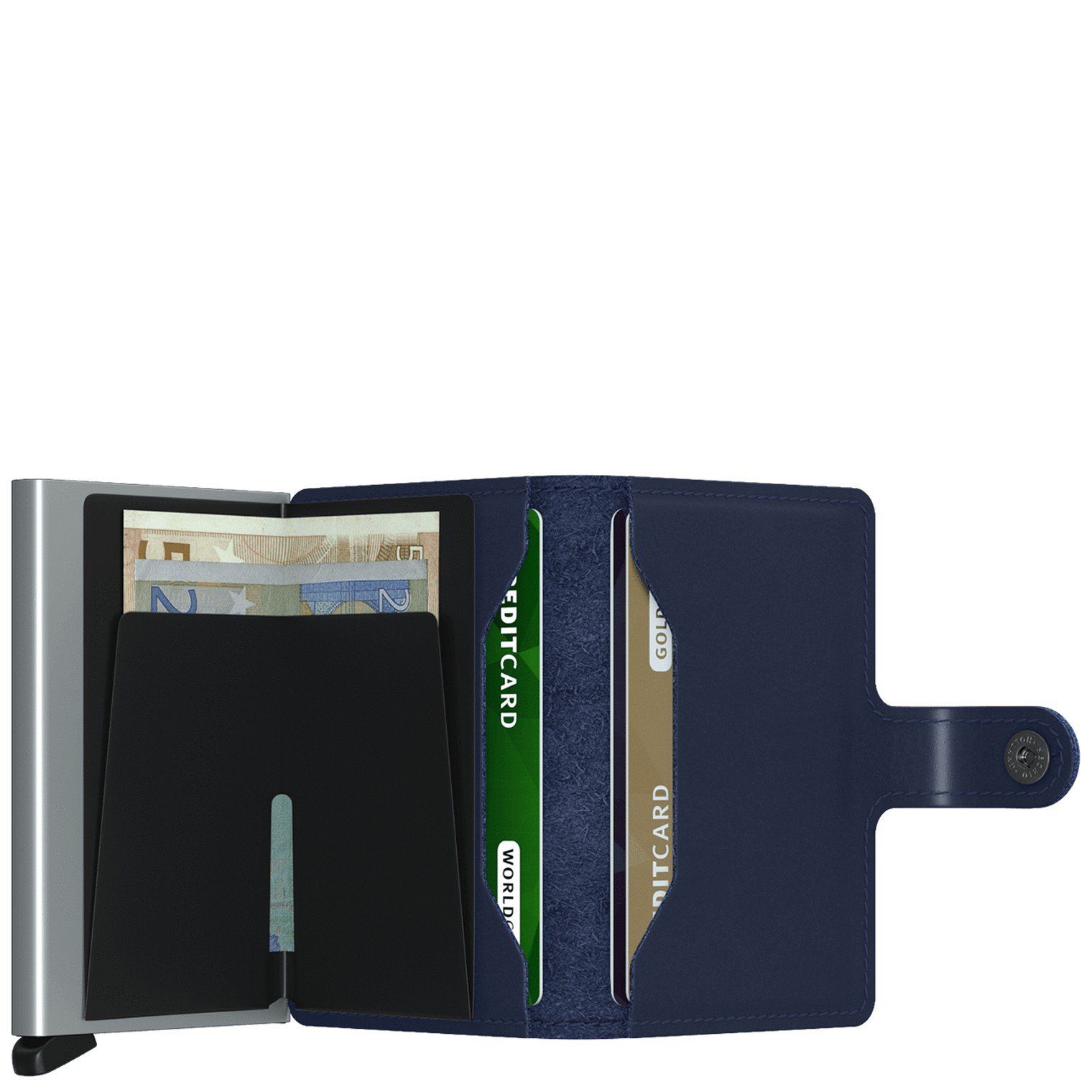 6.5 Miniwallet RFID Geldbörse cm - Geldbörse SECRID Original navy (1-tlg)