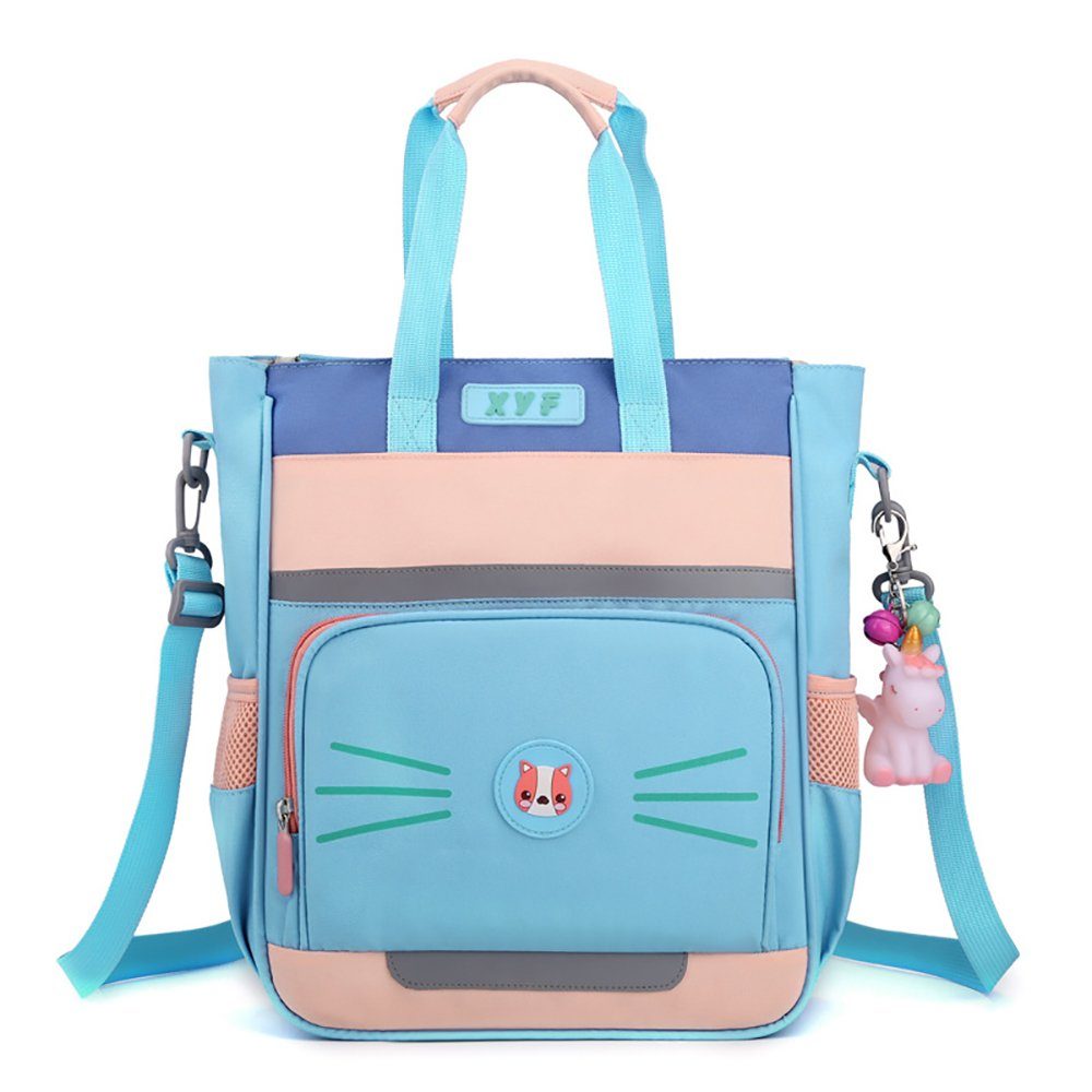 Rucksack, Wasserfester GelldG erweiterbarer blau Kindergartenrucksack Umhängetasche Kapazität