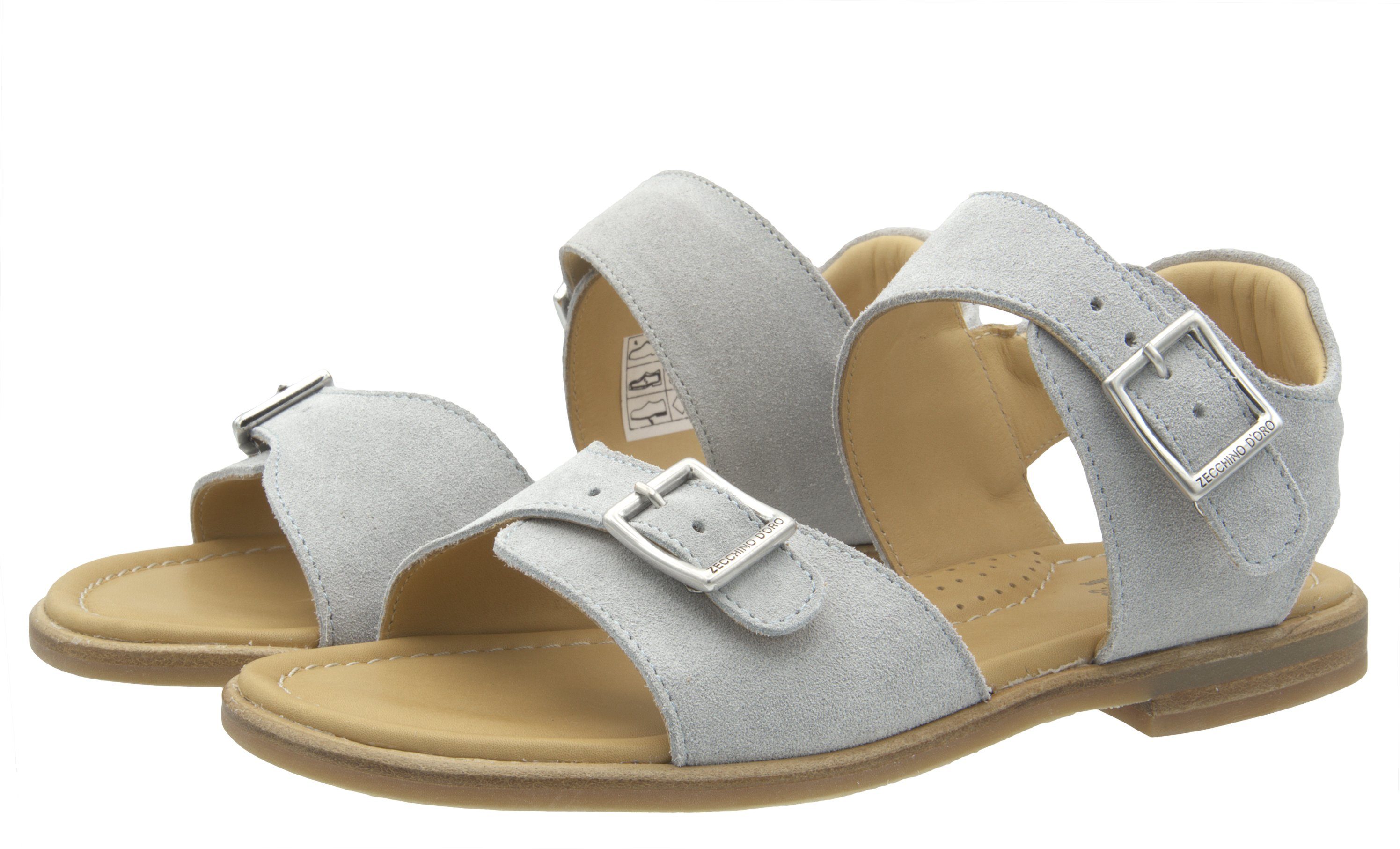 Zecchino d'Oro Zecchino d'Oro Sandalen Mädchen F21 5053 Leder Grau Sandalette