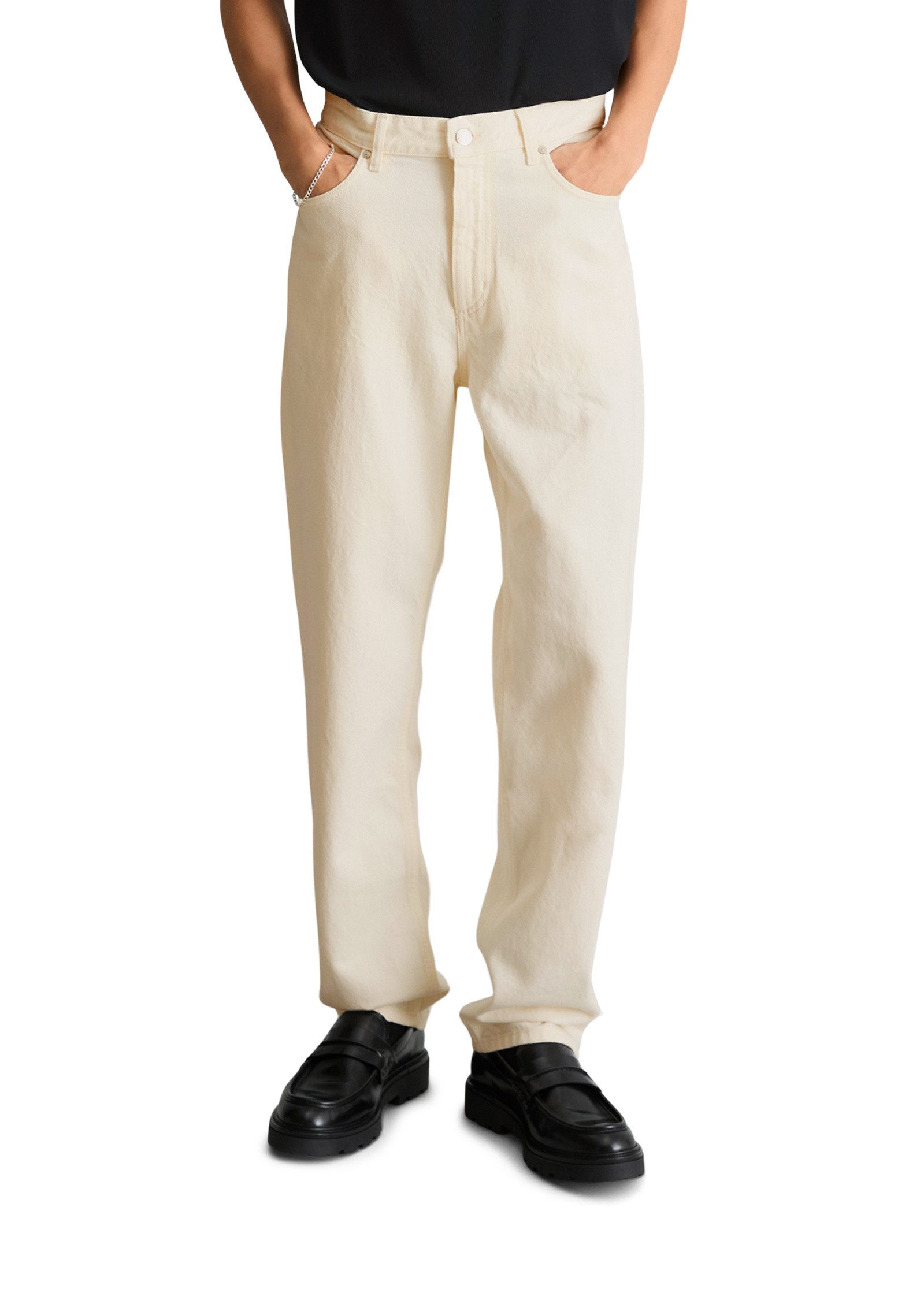 Tapered-fit-Jeans aus reiner Bio-Baumwolle