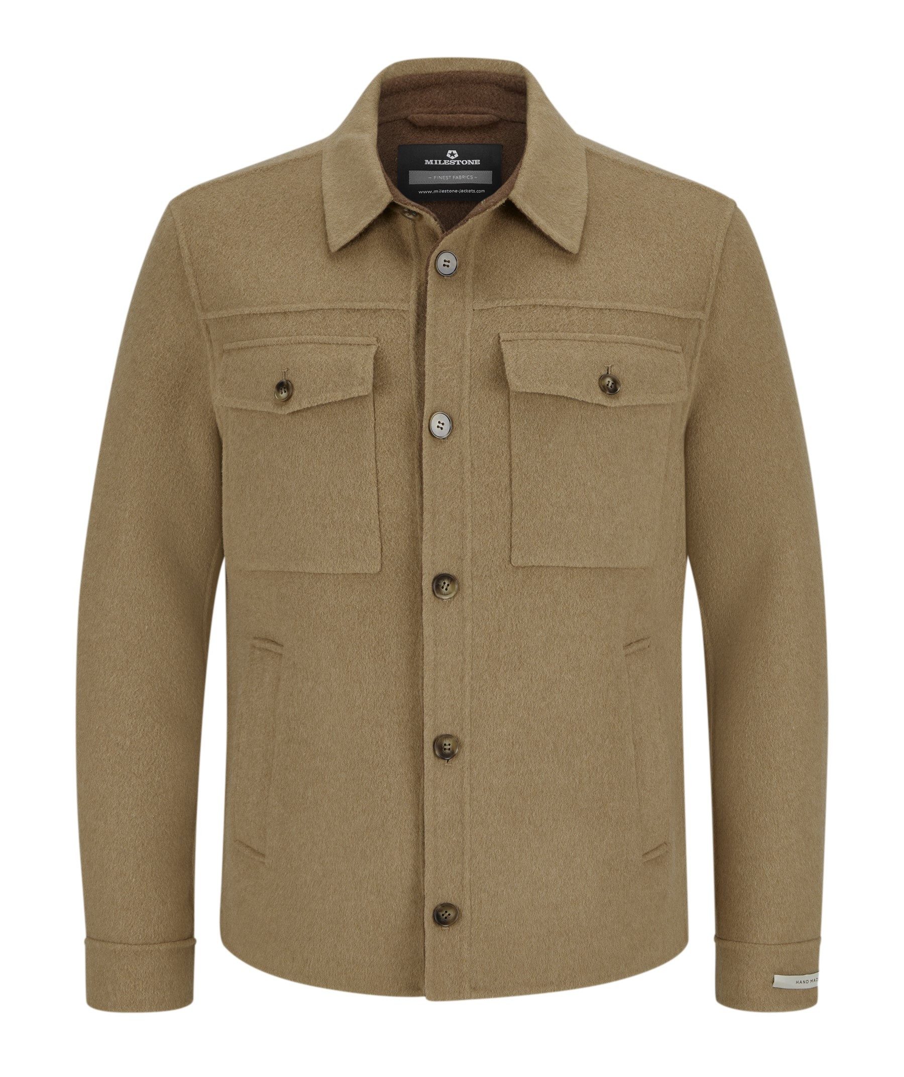 Milestone Wolljacke MSBorgo mit aufgesetzten Brusttaschen günstig online kaufen
