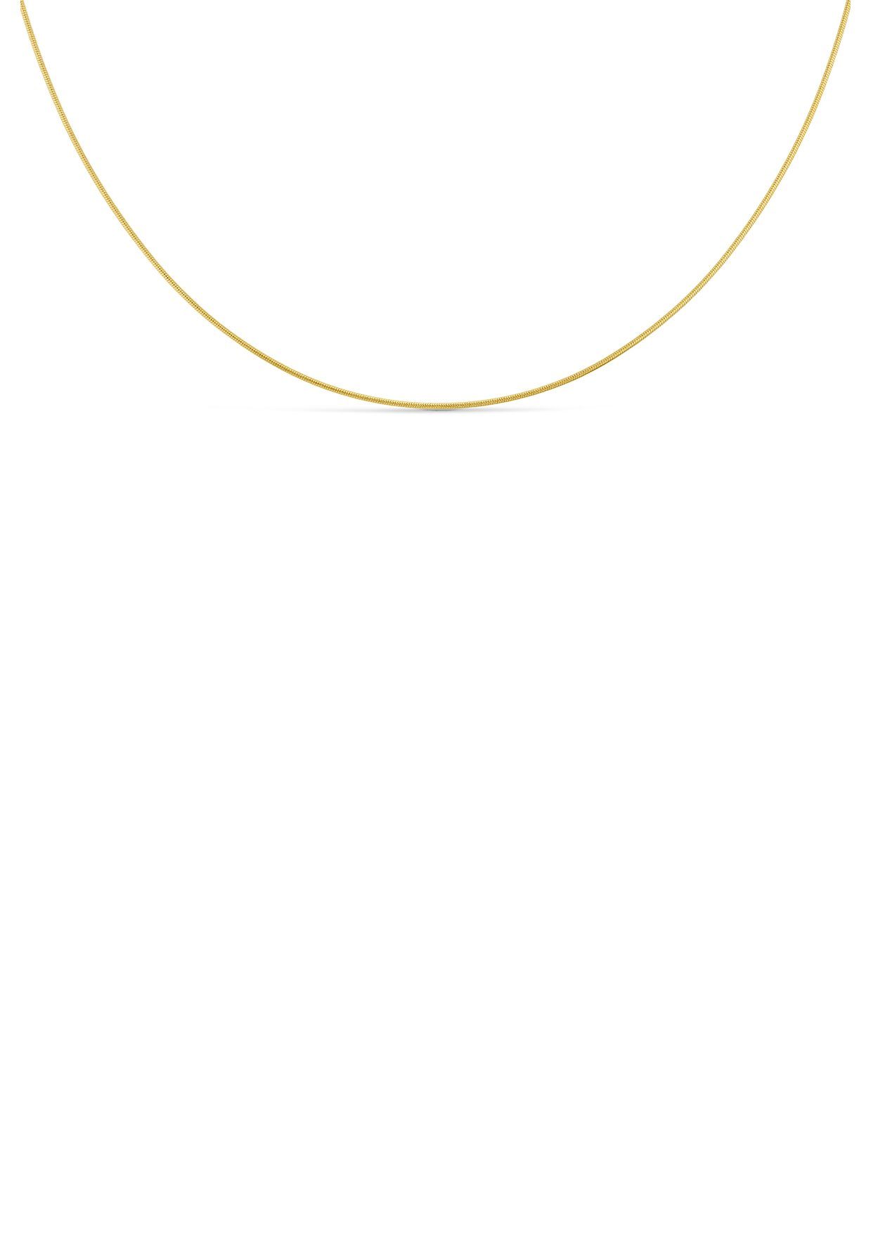 Firetti Collierkettchen Schmuck Geschenk Gold 585 Halsschmuck Halskette  Goldkette Schlange, zu Kleid, Shirt, Jeans, Sneaker! Anlass Geburtstag  Weihnachten