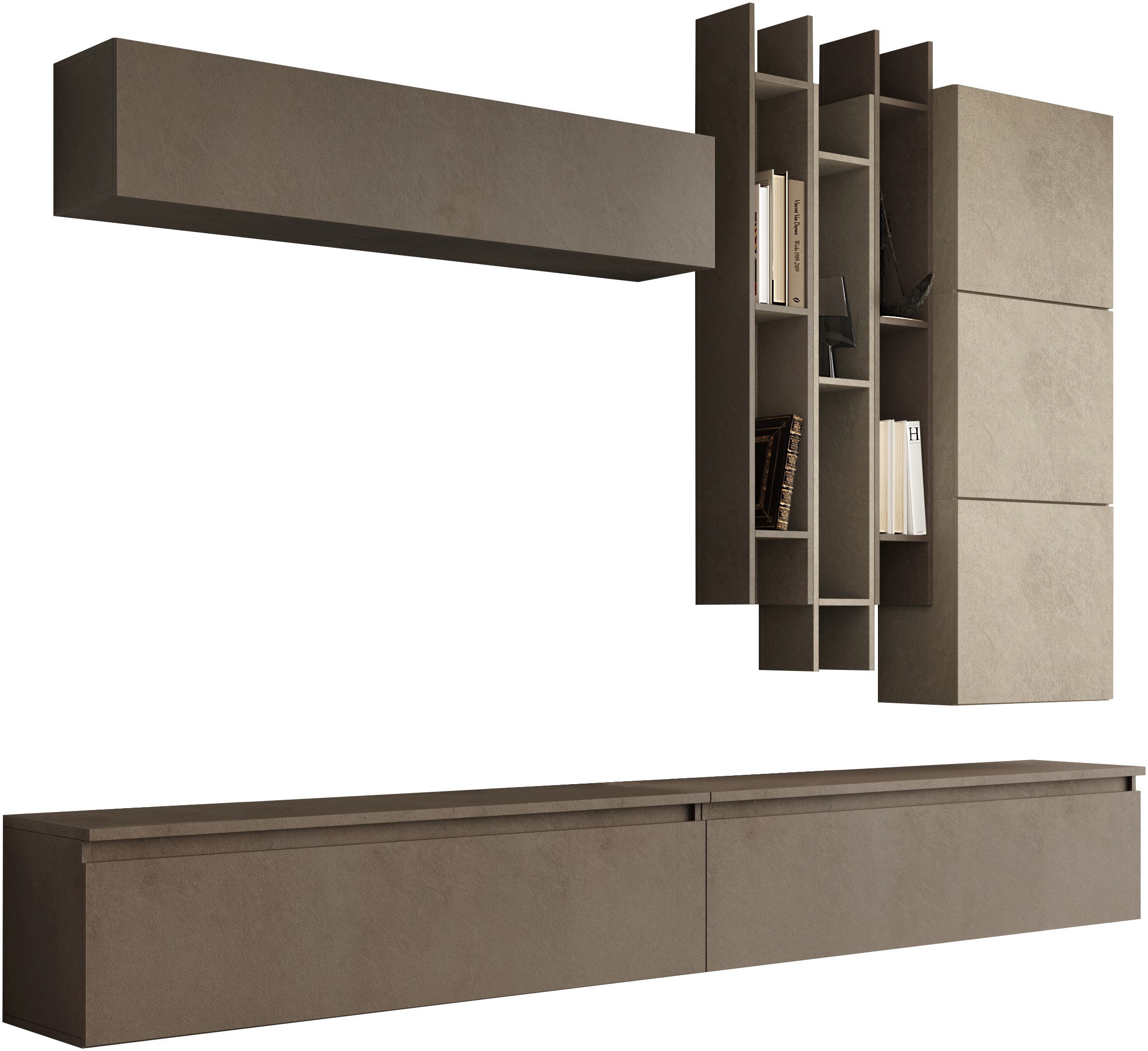 INOSIGN Wohnwand Infinity, 9tlg. Breite 276 cm, Höhe variabel, Schrankwand, günstig online kaufen