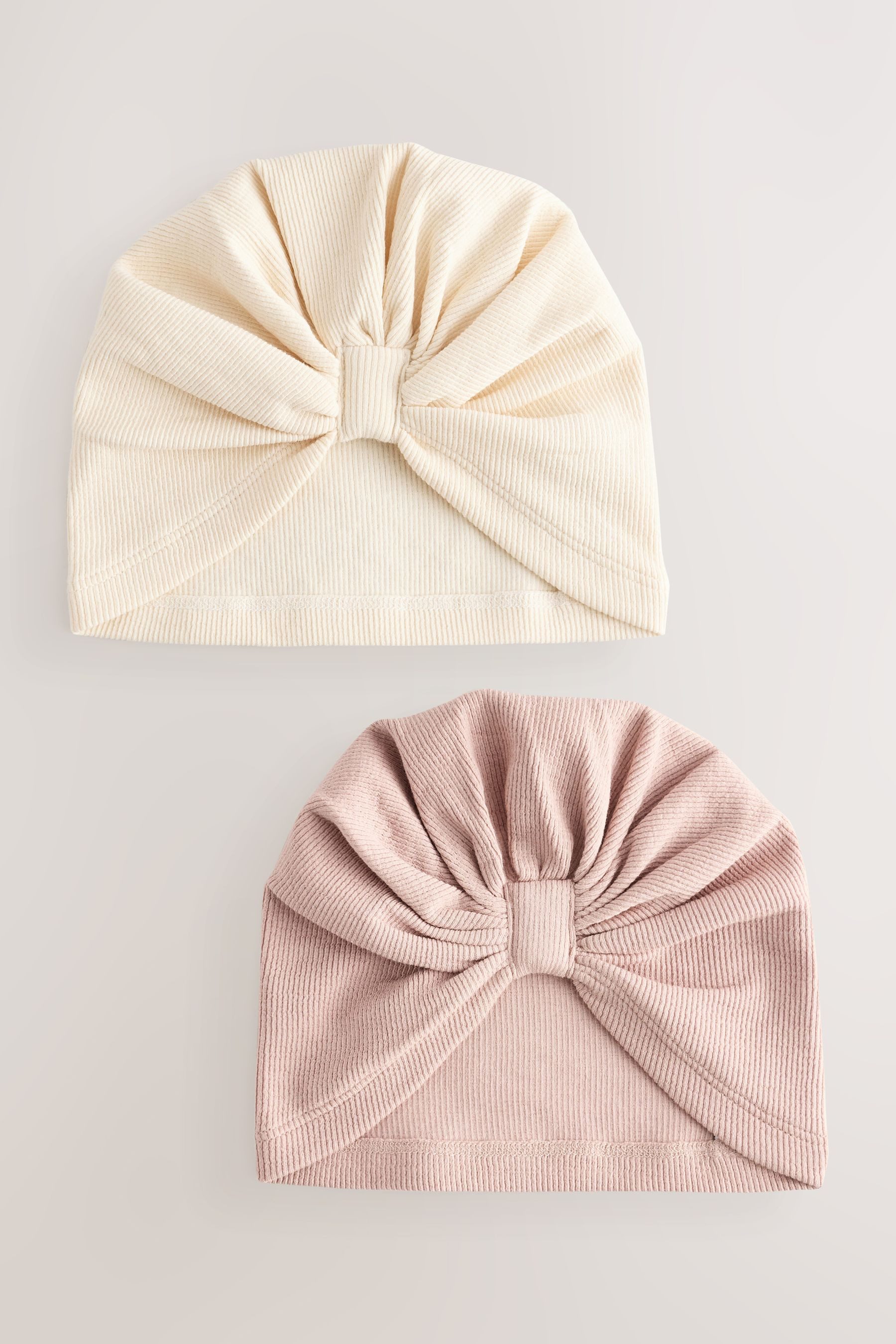 Next Erstlingsmütze Turbanmützen, 2er-Pack (2-St)