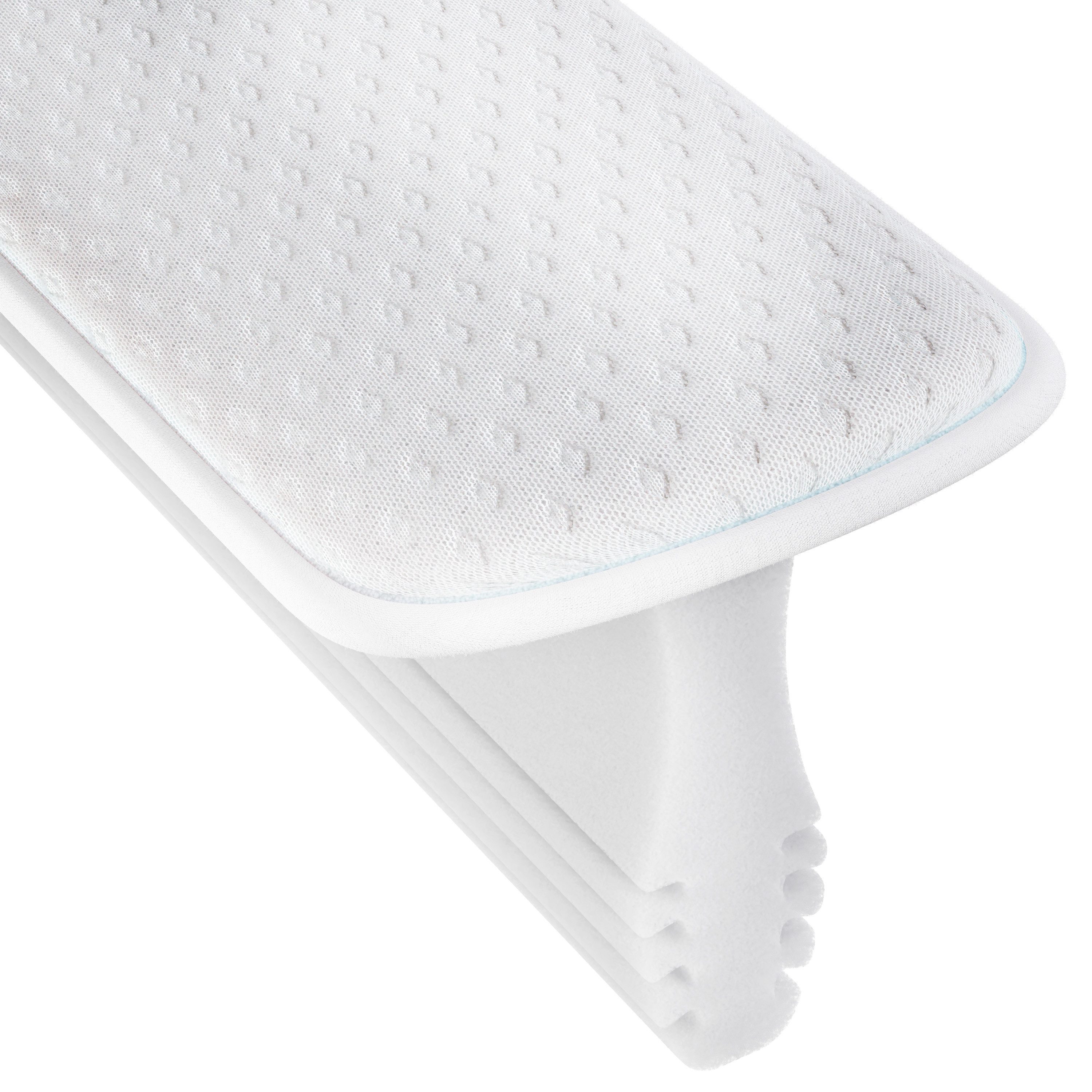 Matratzenkeil Matratzenkeil Ritzenfüller Oeko-TEX zert. Lückenfüller Matratze Blumtal, Rutschsicher mit optionalen Spanngurt-Set