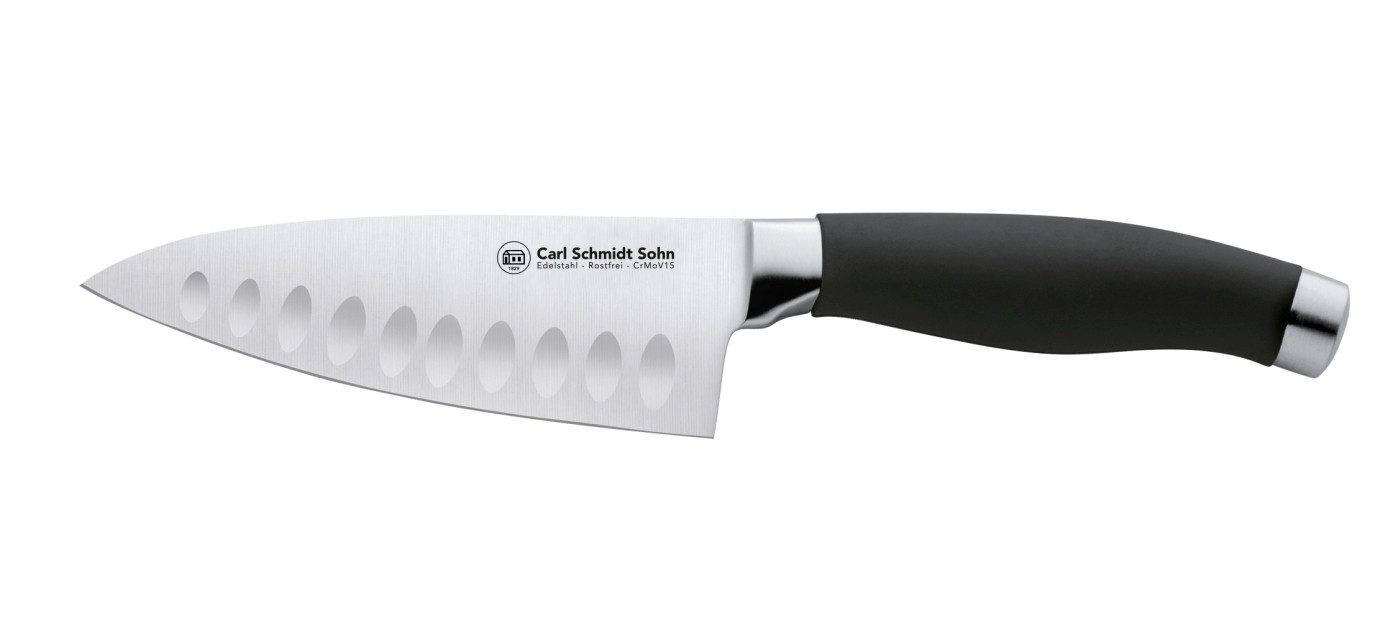 Carl Schmidt Sohn Santokumesser SHIKOKU, 13 cm, Edelstahl rostfrei, mit Kullenschliff