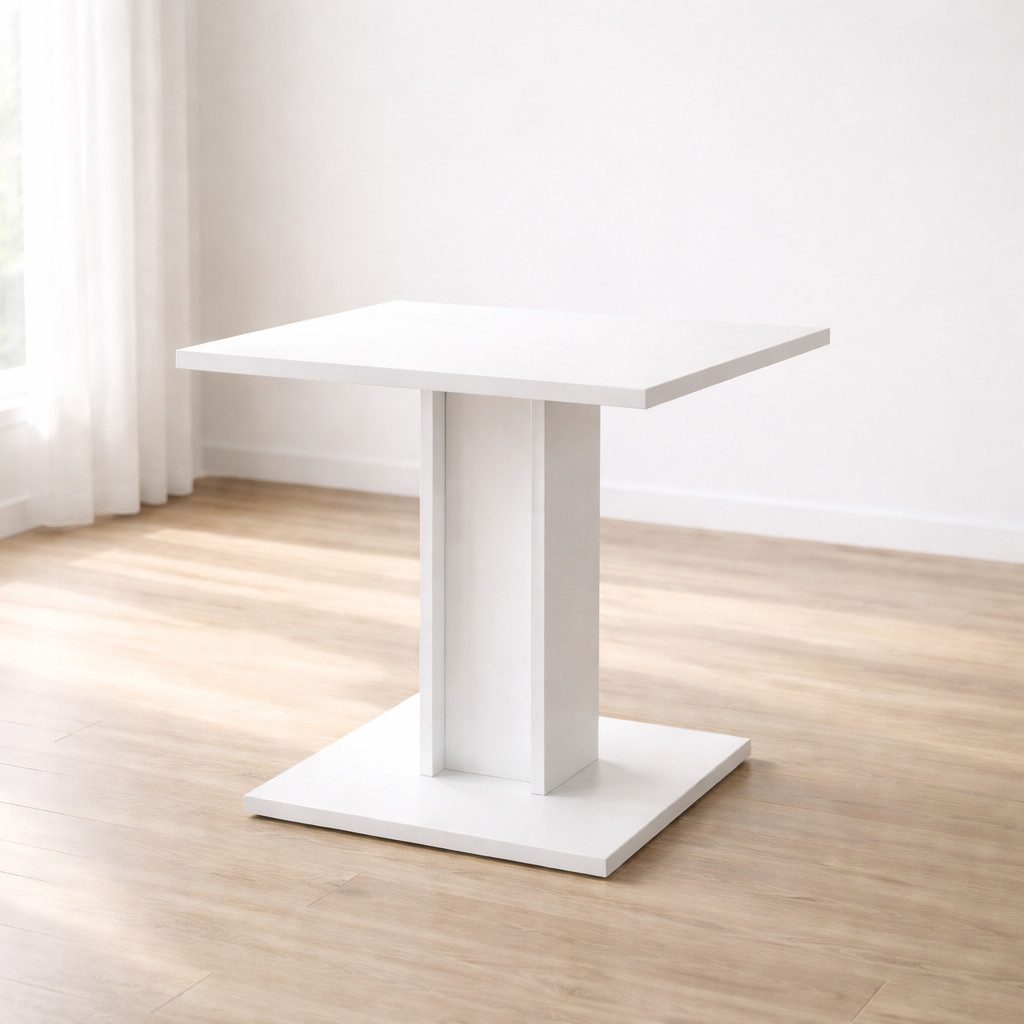 OTTO home Esstisch Square Säulentisch, Küchentisch, Bistrotisch, Kompakt-Esstisch, Quadratischer Esstisch; verschiedene Farben erhältlich; Breite: 70 cm
