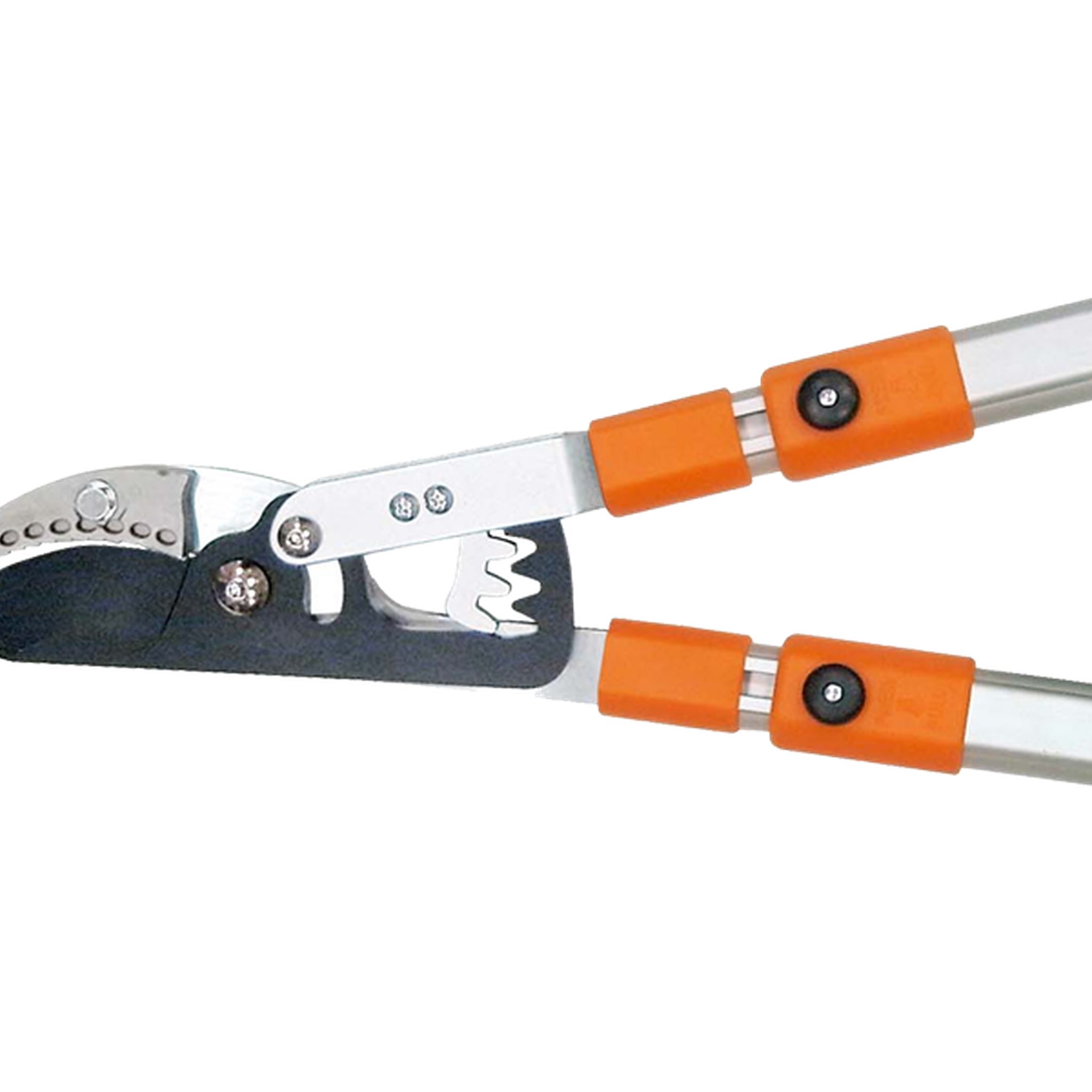 Hecht Astschere Getriebe Amboss Schere 70 - 104 cm Länge Stahlklinge, Gummigriff, Aluminiumdesign
