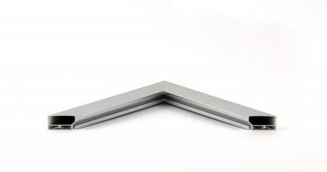 myposterframe Einzelrahmen Bilderrahmen Aluminium Triton, (1 Stück), 20x20 cm, Silber, Aluminium