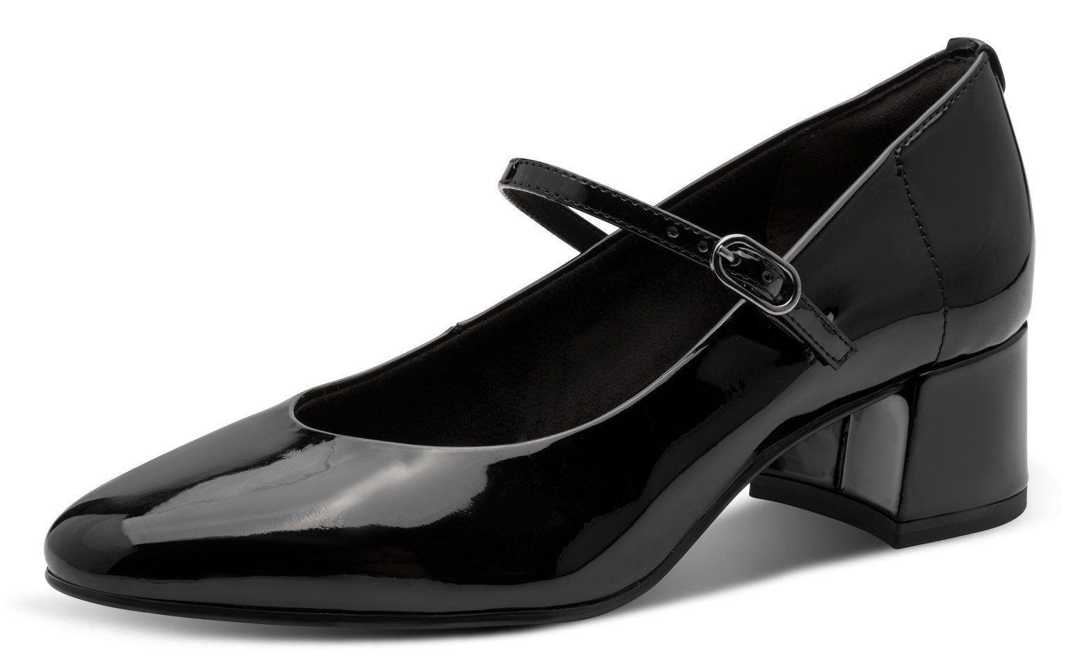 Tamaris Spangenpumps, Blockabsatz, Abendschuh, Festtagsschuh mit verstellbarem Riemchen