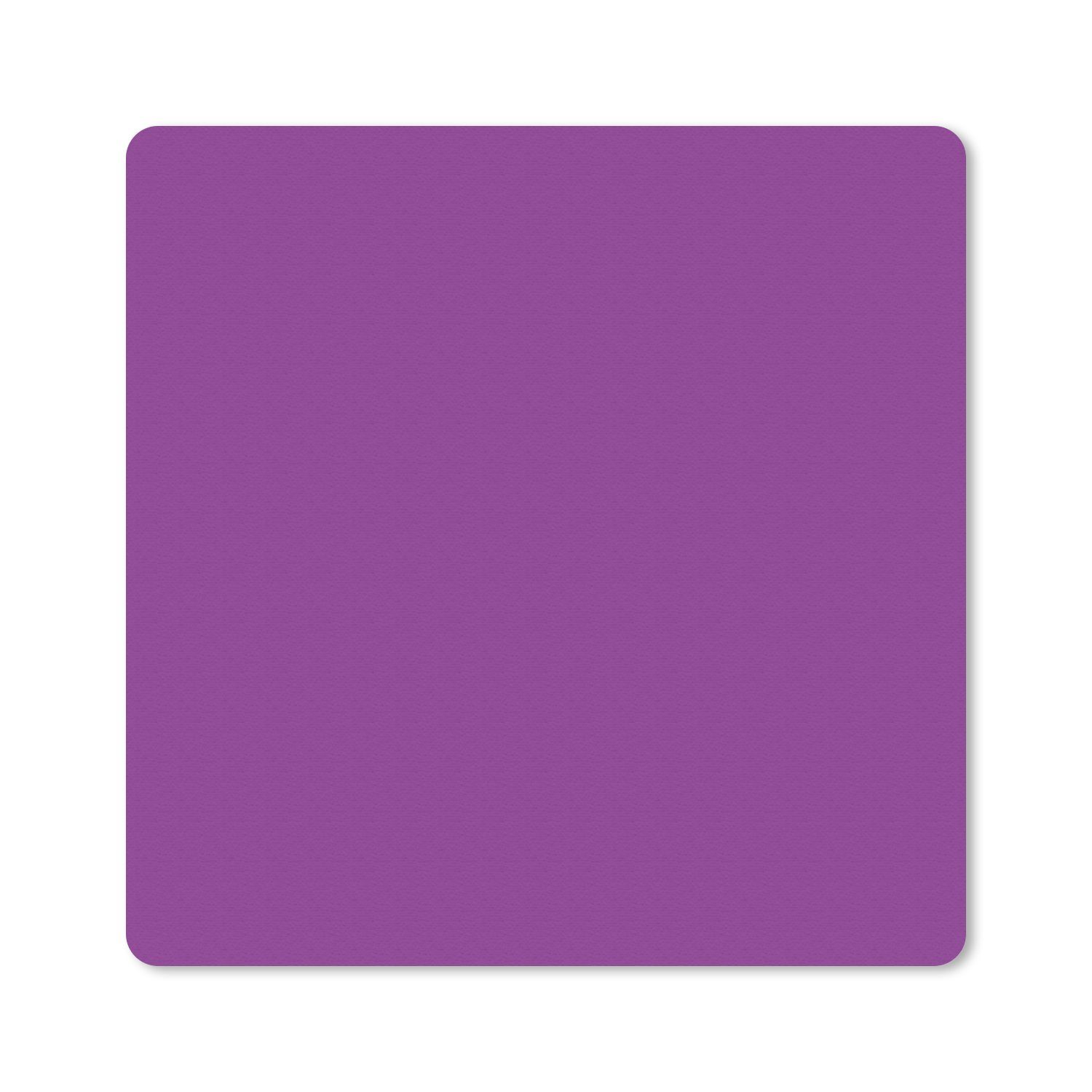 MuchoWow Mauspad Lila - Farben - Unifarben (1-St), Mousepad, Schreibtisch Zubehör, Deko, 20x20 cm
