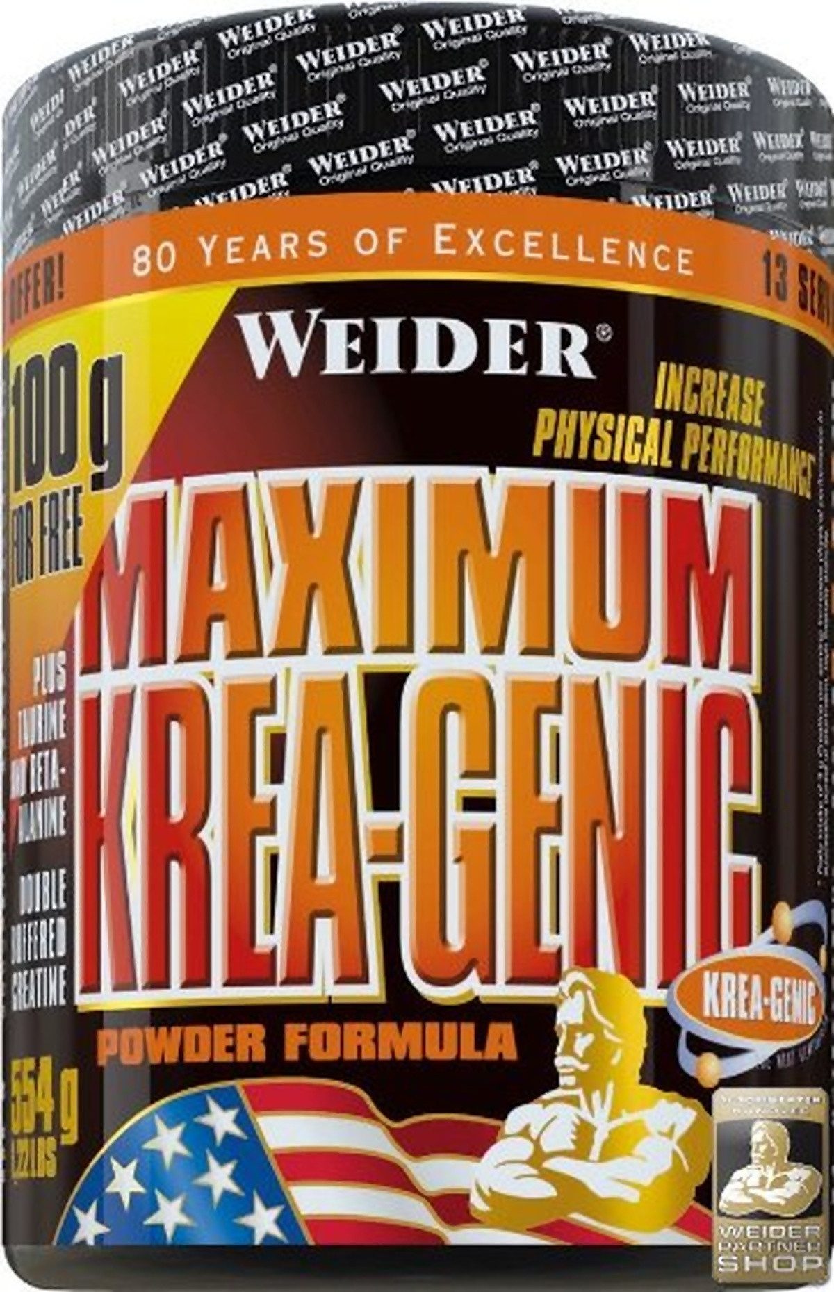WEIDER® Krea-Genic 554g, Dose Pulver, 554 g