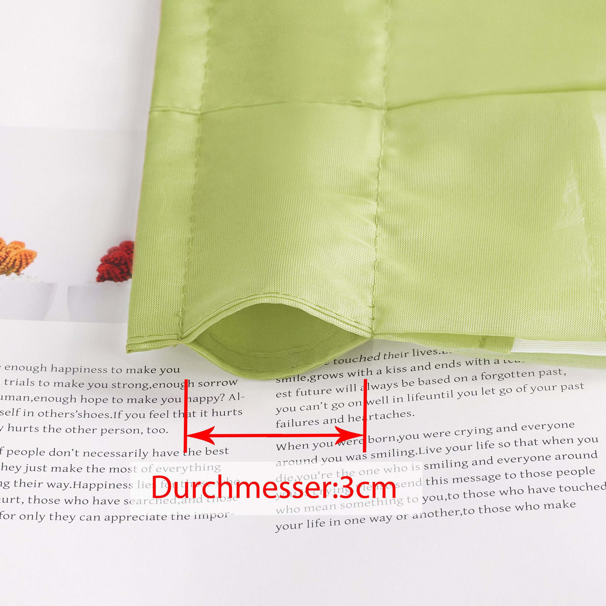 Joyswahl Scheibengardine (1 St), Stangendurchzug, transparent, Tunnelzug Vo günstig online kaufen