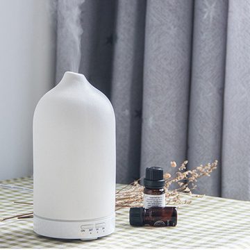 GelldG Luftbefeuchter Aroma Diffuser, Keramik Diffusor für Ätherische Öle