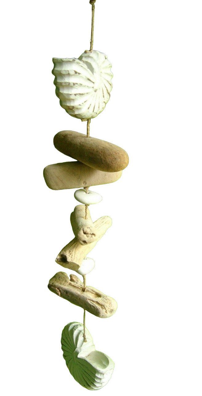 Deko-Impression Dekohänger Treibholzhänger Nautilus, Muscheln mediterrane Girlande maritim (1 St)