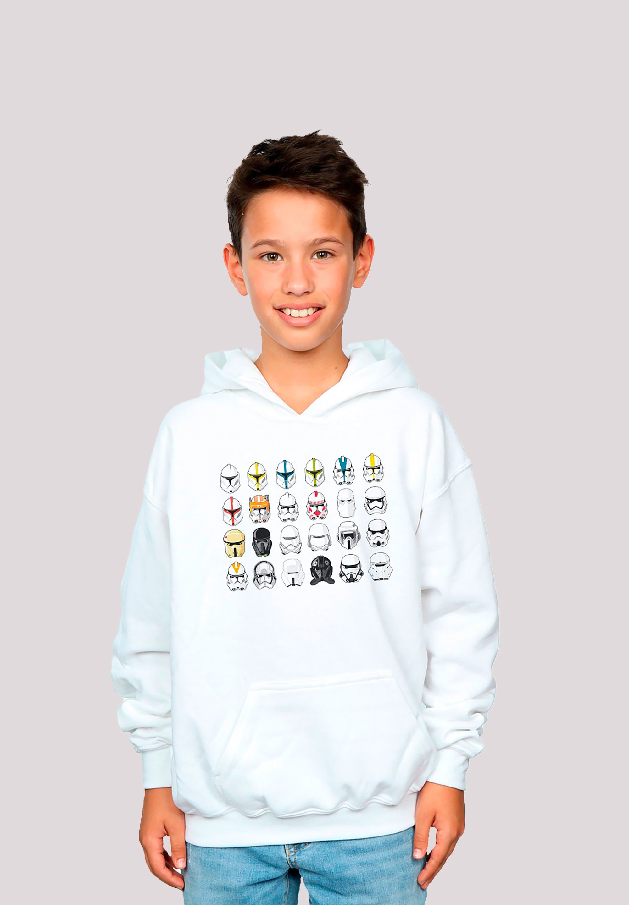 Unisex Premium Kapuzenpullover Wars Merch Fan Stormtrooper F4NT4STIC Helme Piloten Kinder,Premium - Merch,Jungen,Mädchen,Bedruckt Star