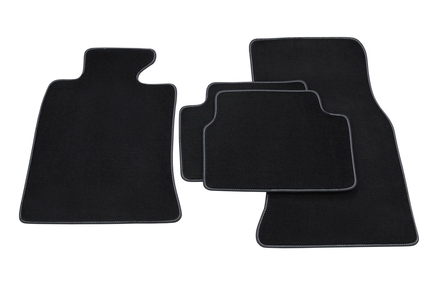R55 kompatibel Clubman 2007-2014 mit Velours Mini Fußmatten Auto-Fußmatten 522 teileplus24 Set