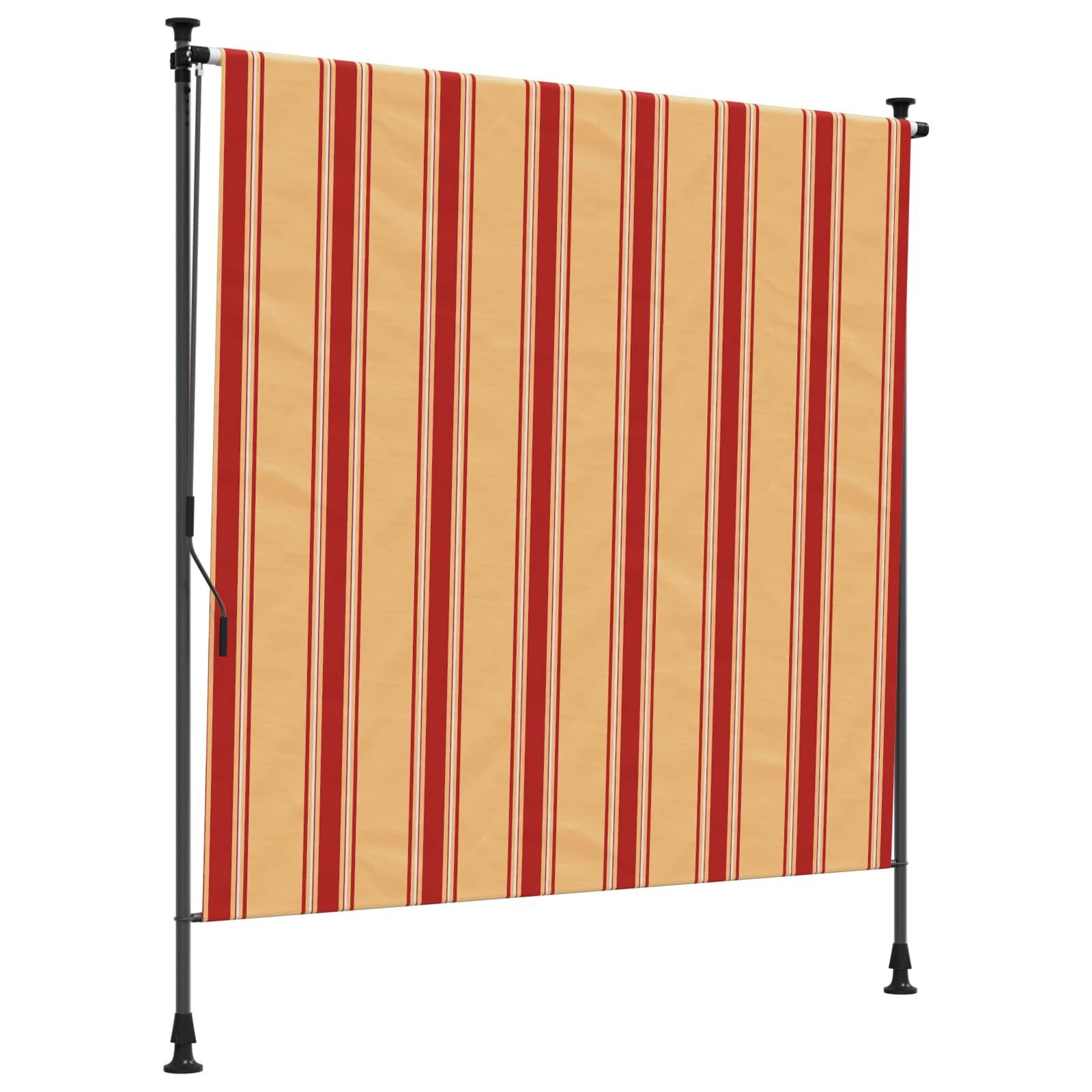 vidaXL Markise 100 x 270 cm Outdoor Rollo Mehrfarbig 100x270 cm