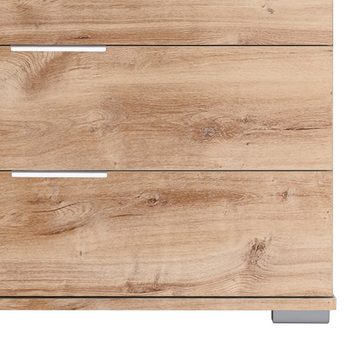 99rooms Highboard Maria (Kommode, Schubladenkommode), mit 5 Schubladen, viel Stauraum, aus Holzwerkstoff, Modern Design, Wohmöbel