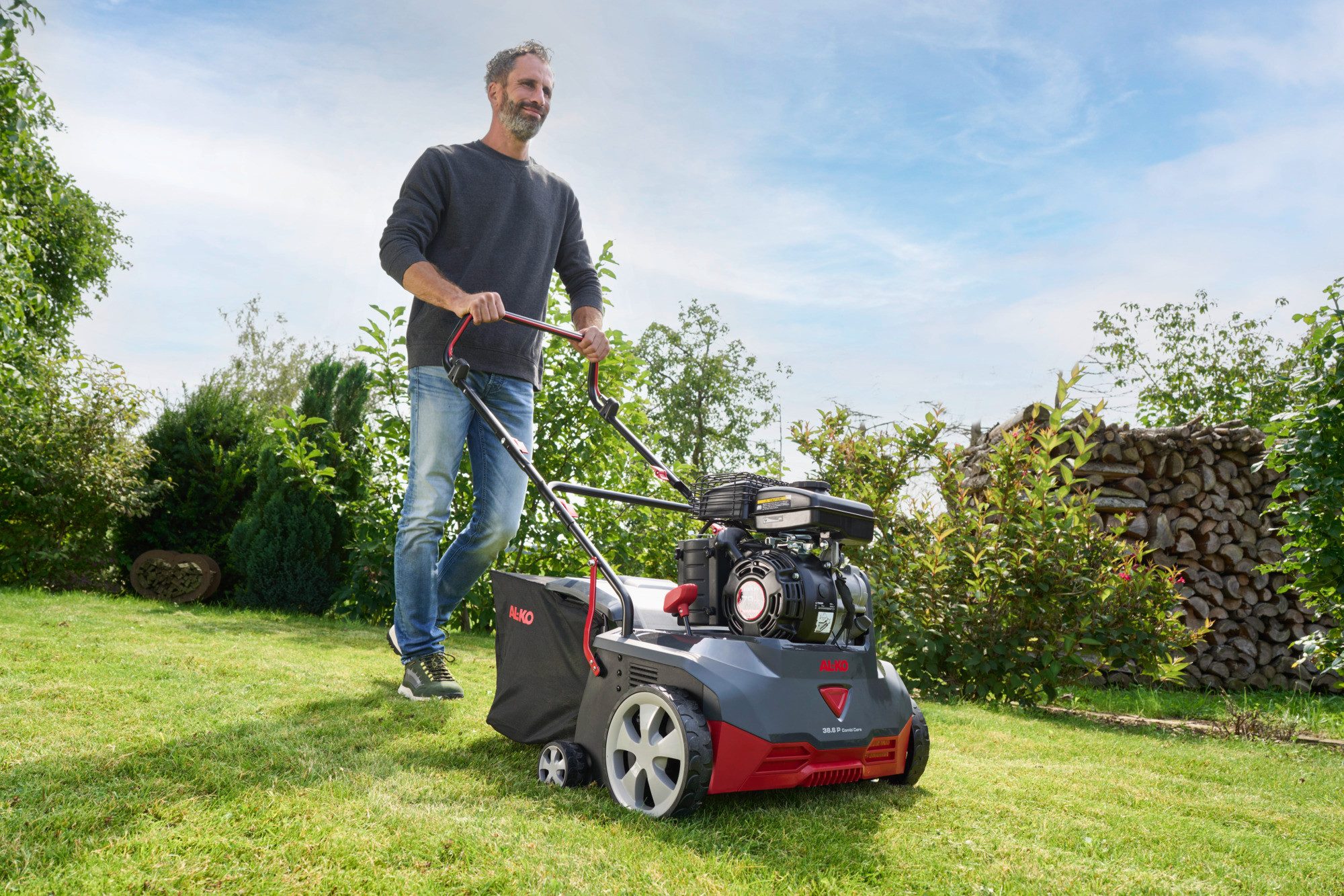 AL-KO Benzin-Vertikutierer VERTIKUTIERER 38.6 P COMBI CARE COMFORT, 38 cm Arbeitsbreite