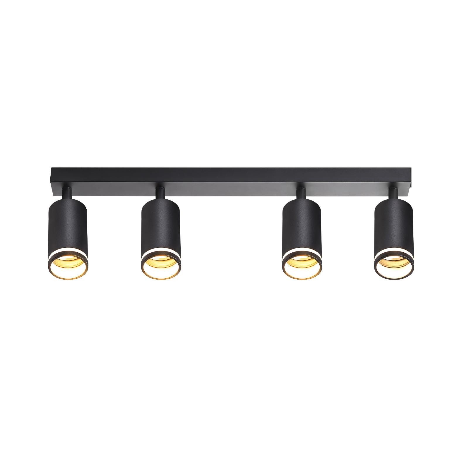 Nettlife Deckenstrahler Schwarz Schwenkbar Modern Wandstrahler günstig online kaufen