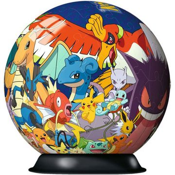 Ravensburger Puzzle 3D Puzzle-Ball Pokémon, 72 Puzzleteile