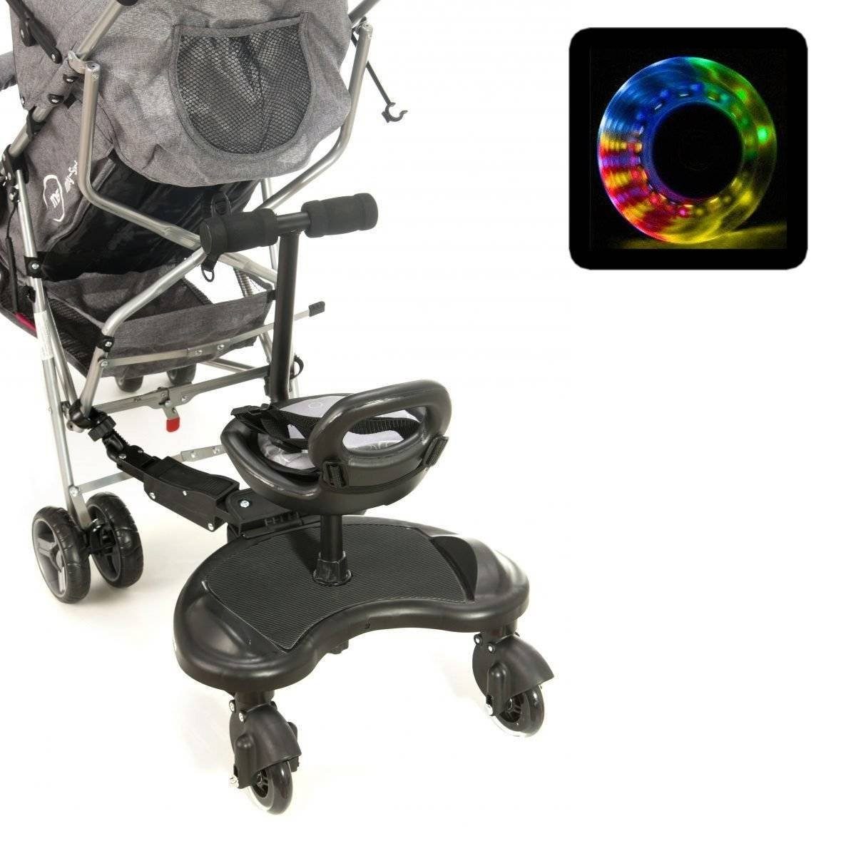 Moby-System Kinder-Buggy Buggy-Board zum Kinderwagen Mr. Buggy, shock-absorbing for a smooth ride