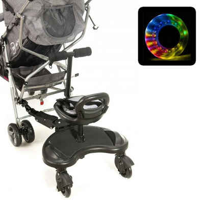 Moby-System Kinder-Buggy Beistellwagen mit Sitz zum Kinderwagen Mr. Buggy