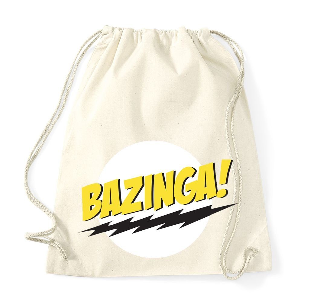Turnbeutel Bazinga Baumwoll Tasche Turnbeutel