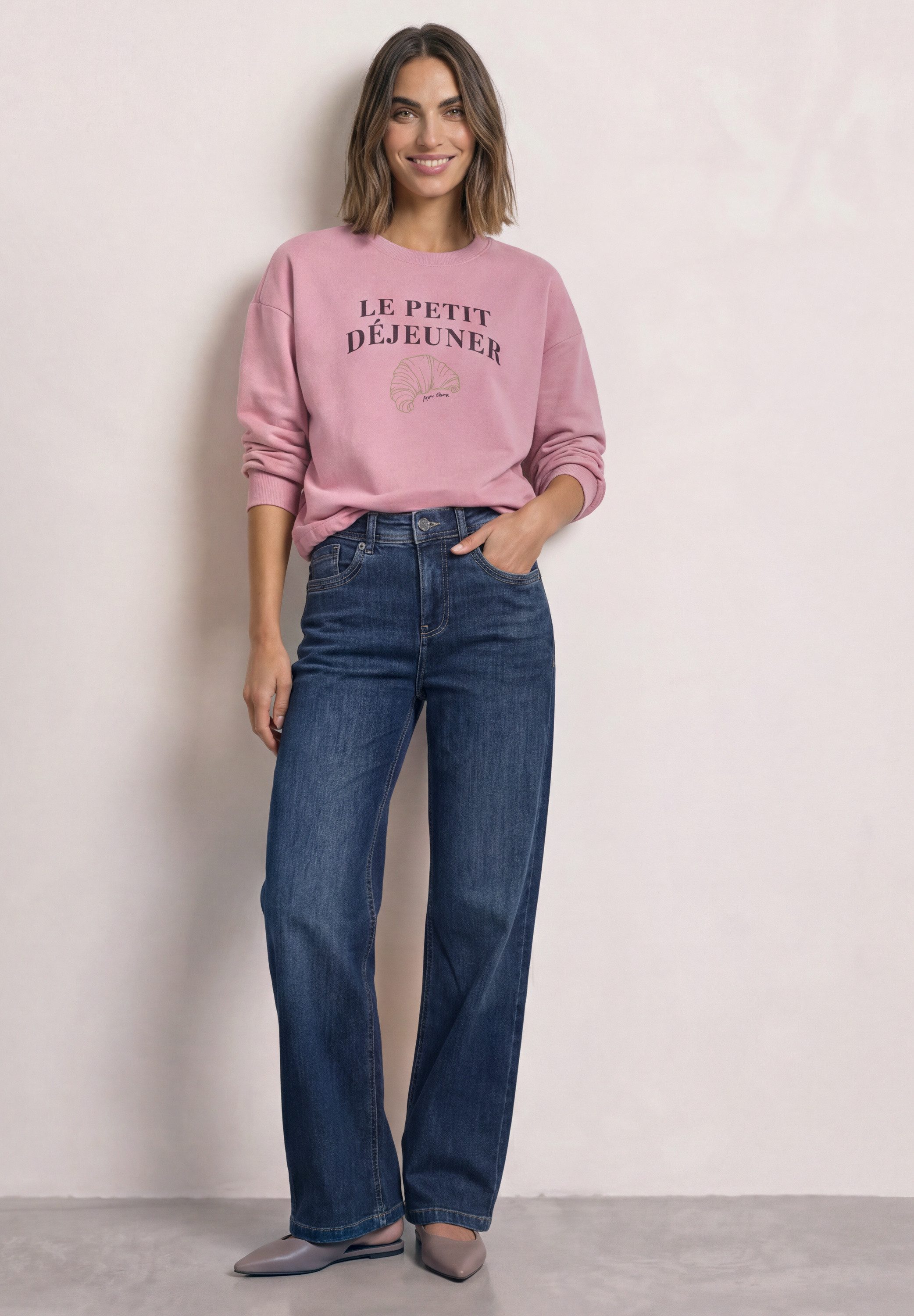 STREET ONE Sweatshirt mit Wording-Print