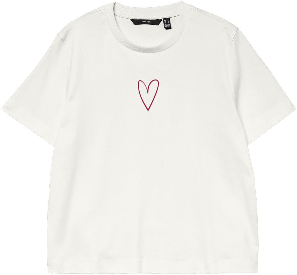 Vero Moda Kurzarmshirt VMSARA METTE SS TOP BOX JRS GA NOOS Baumwolle, regul günstig online kaufen