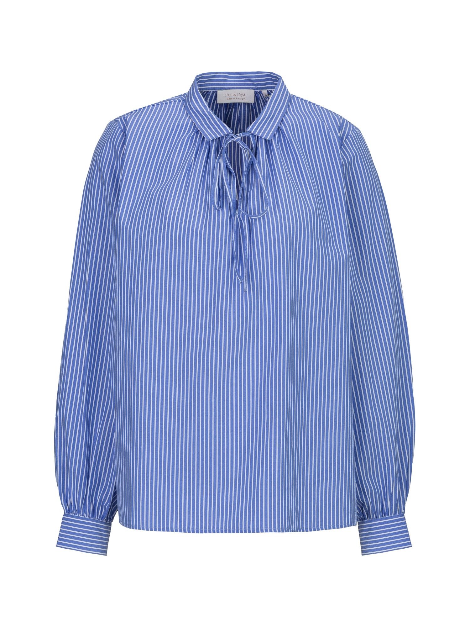 RICHROYAL Klassische Bluse Cotton Stripe