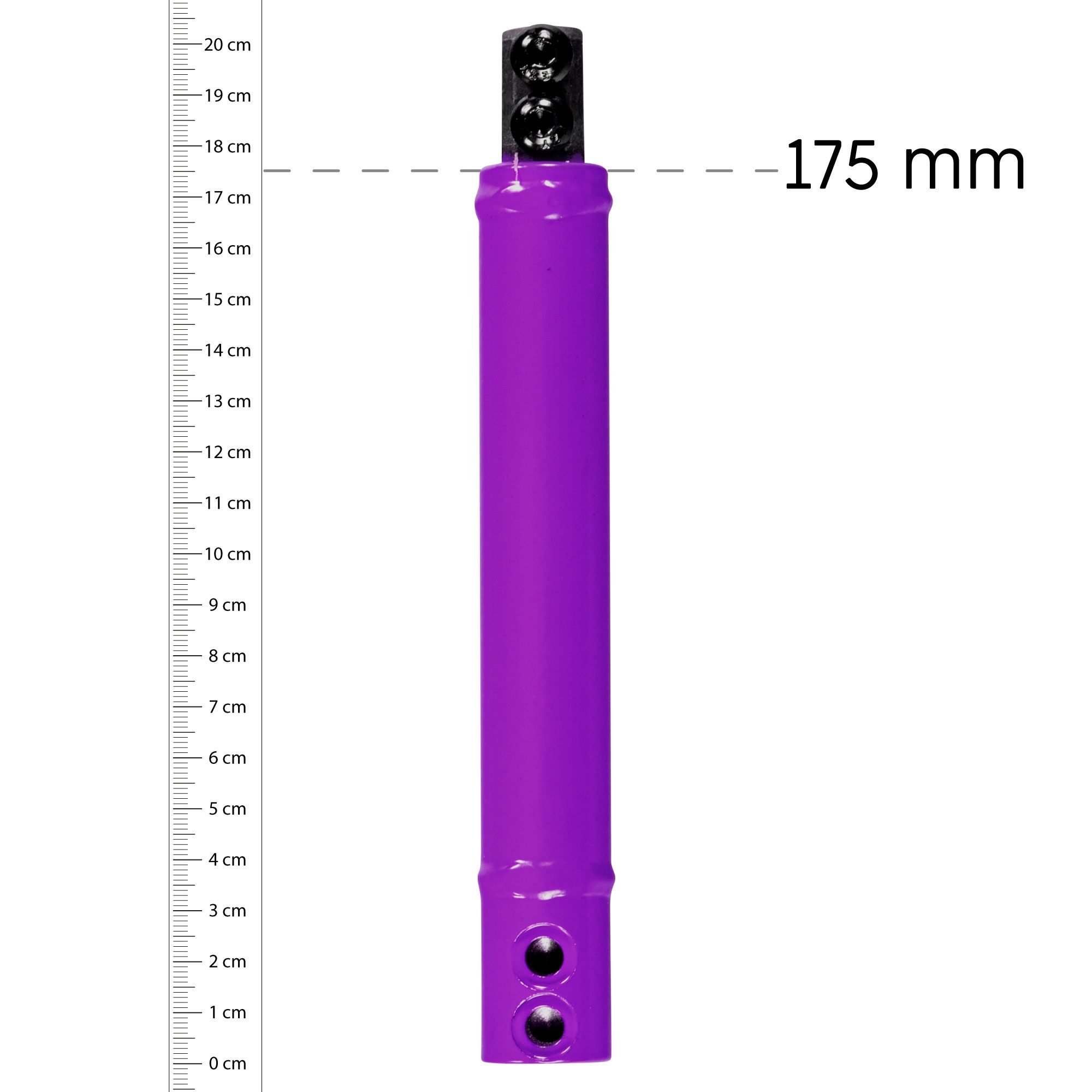 EzyRoller Spielfahrzeug-Erweiterung Pro X / Drifter Pro X / Spinner Pro X, Verlängerungsstangen Verlängerung Ersatzteil (lila, 175 mm)