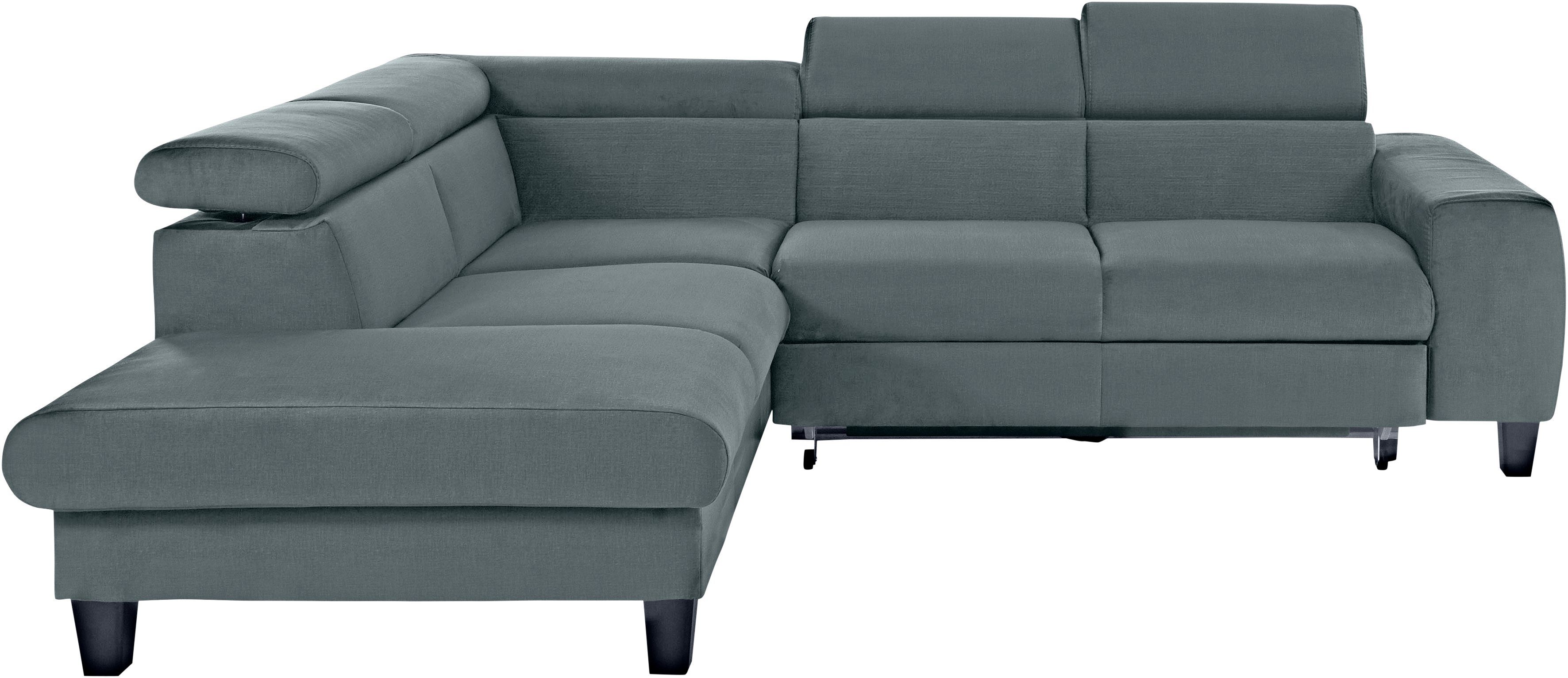 COTTA Ecksofa "Morven L-Form mit Kopfteilverstellung", wahlweise mit Bettfu günstig online kaufen