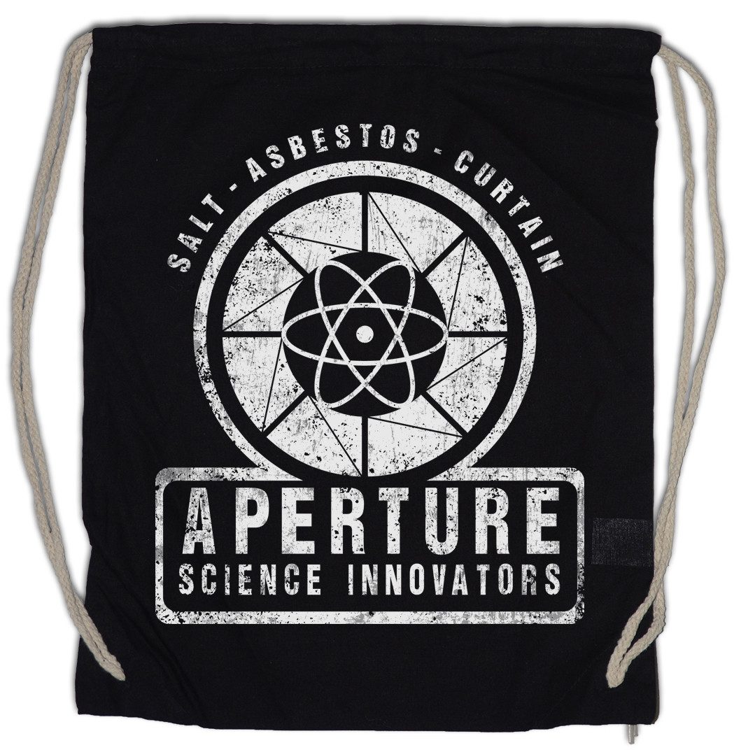 Turnbeutel Vintage Aperture Science Innovators Turnbeutel Gamer Shooter Fun Nerd