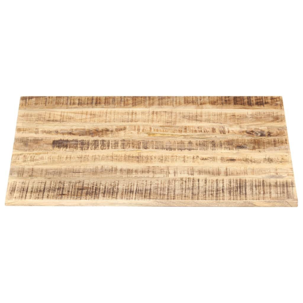 furnicato Tischplatte Massivholz Mango 15-16 mm (1 cm St) 70x70