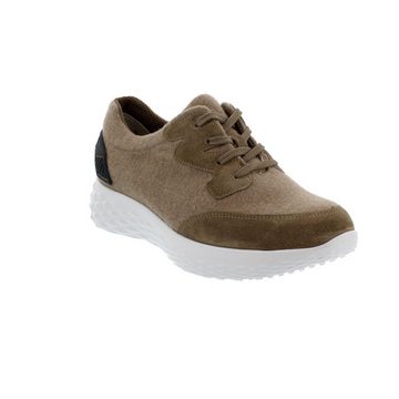 Waldläufer H-Franzi, Sneaker, Order Merino, taupe, Weite-H, 726402-201-230 Schnürschuh