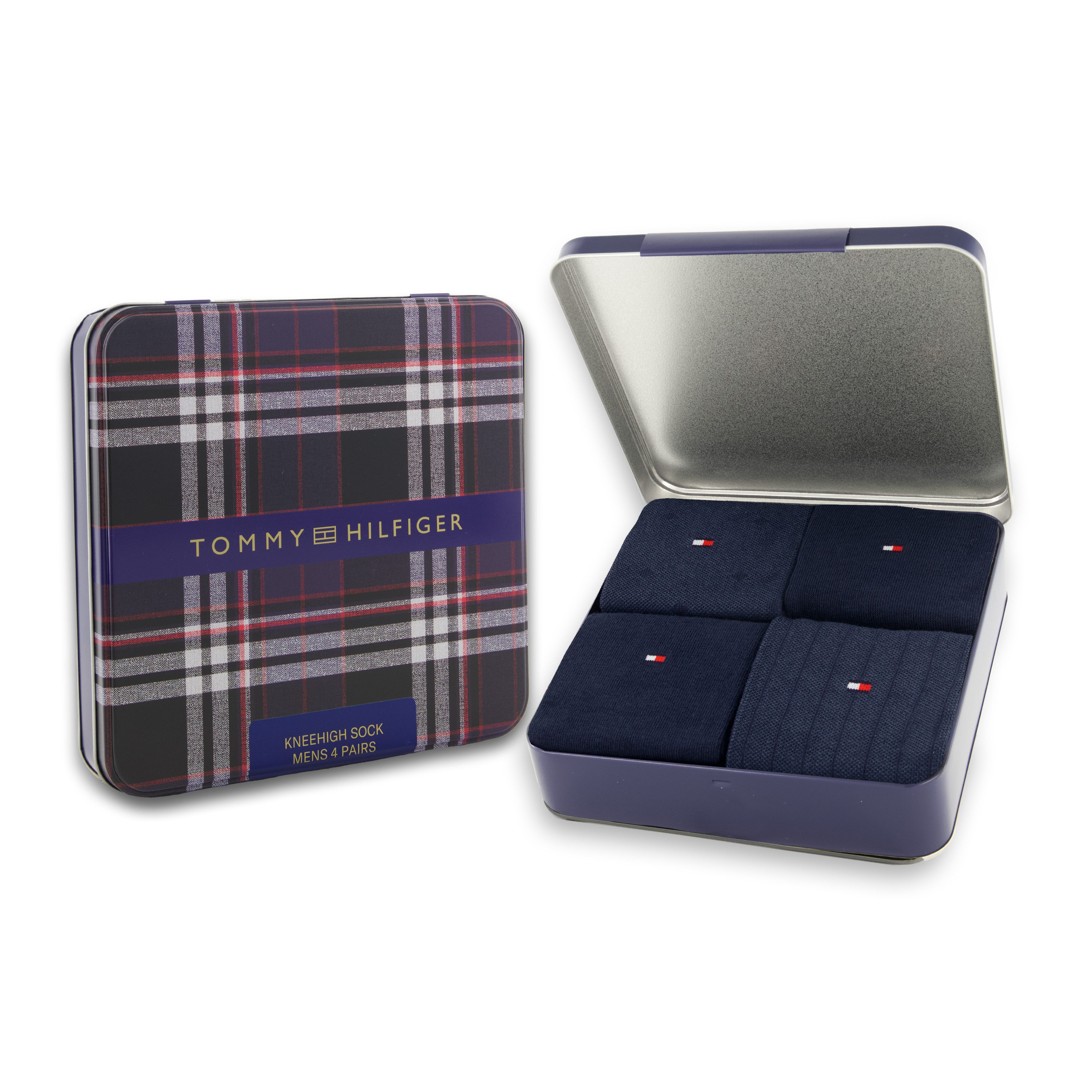 Tommy Hilfiger Kniestrümpfe (4 Paar) mit Geschenkbox – Bild 2 von 3
