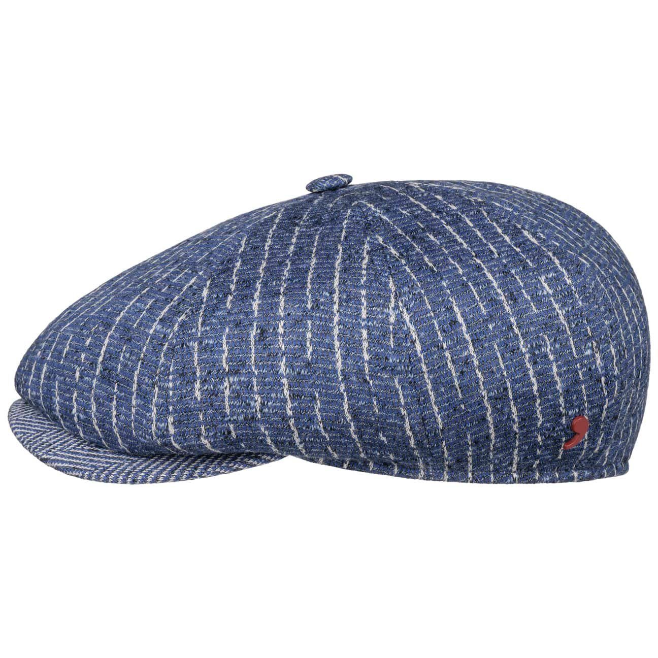 Alfonso D´Este Flat Cap (1-St) Schirmmütze mit Schirm, Made in Italy